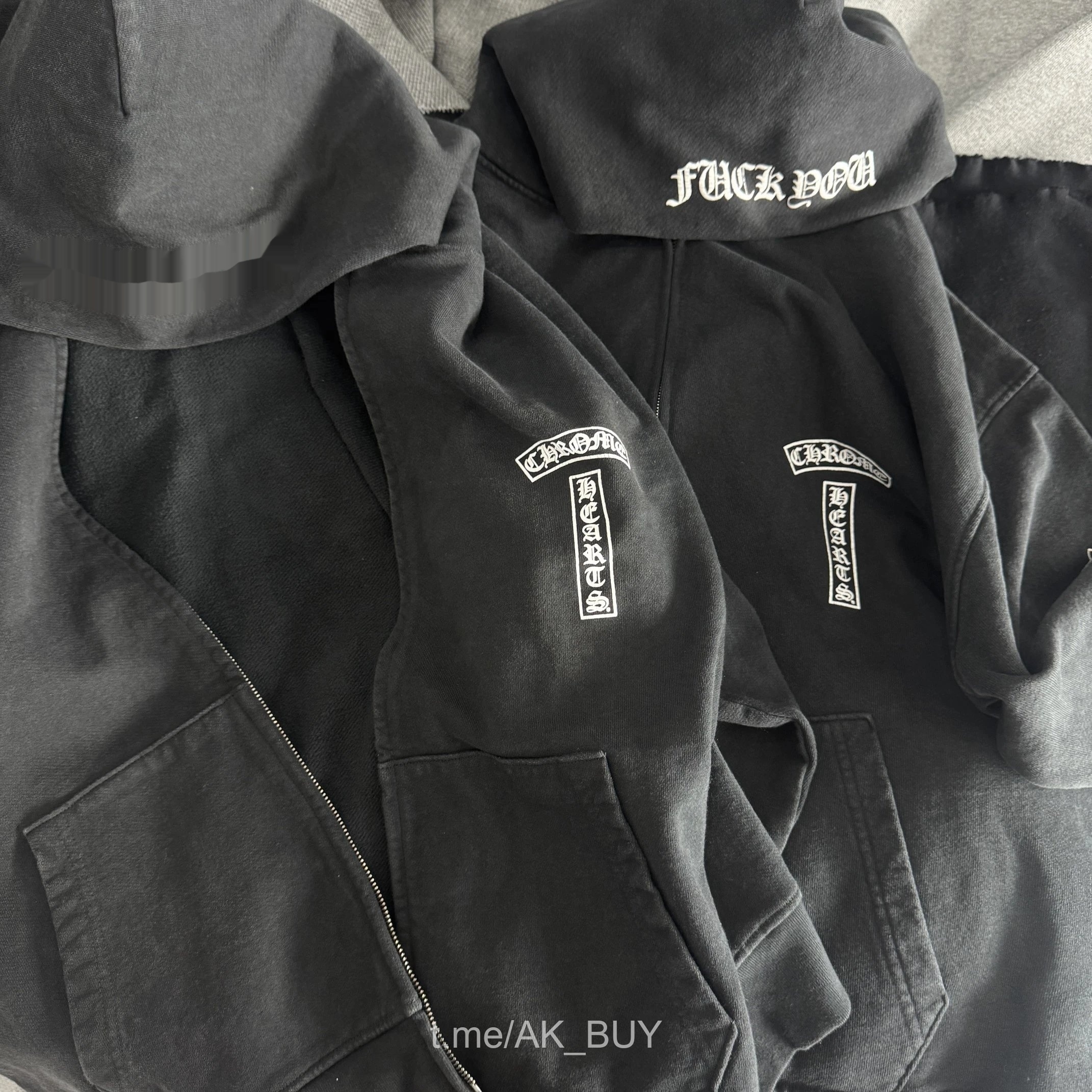 Chrome Hearts Zip Up Hoodie