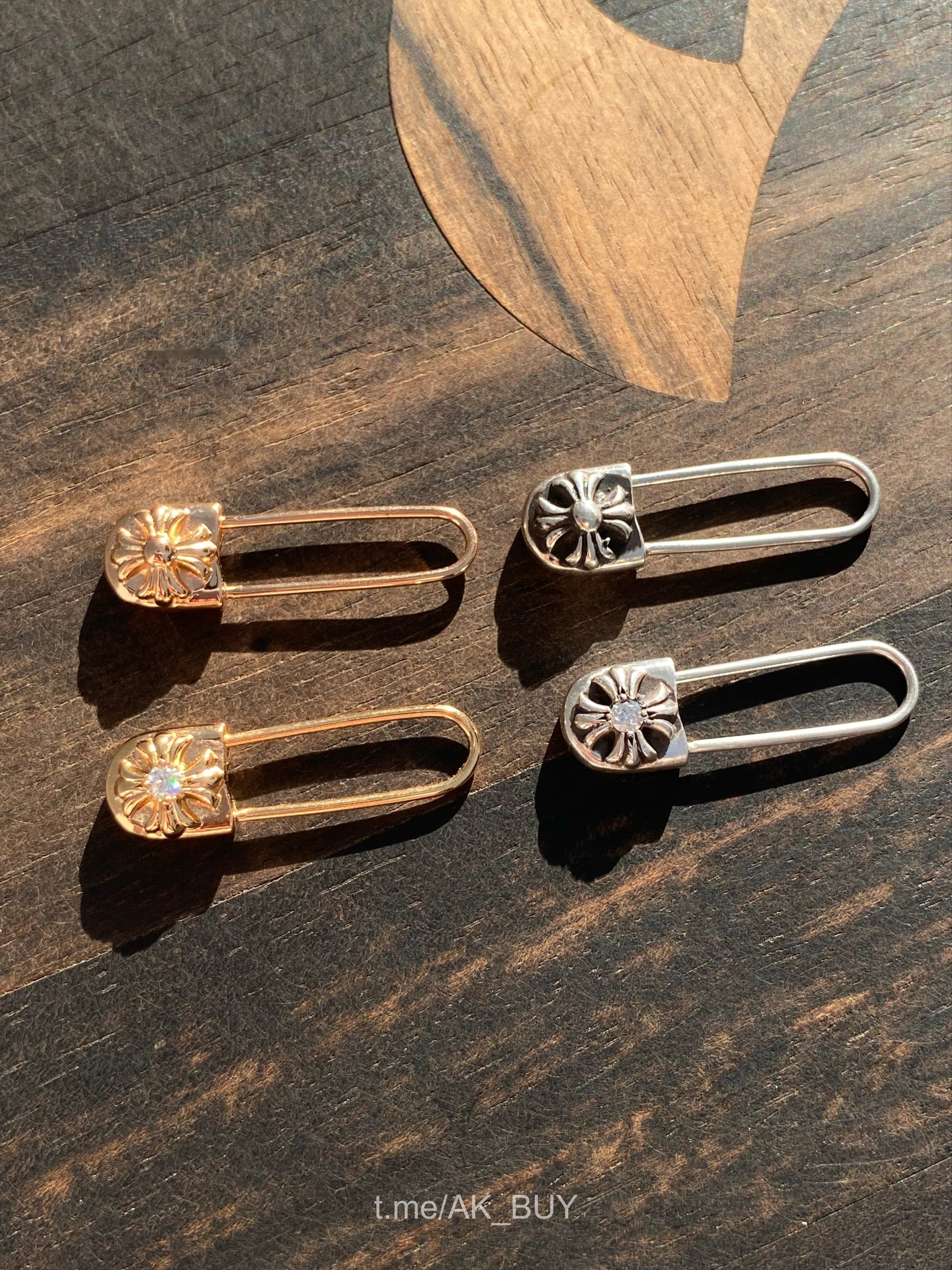 Chrome Hearts Safety Pin