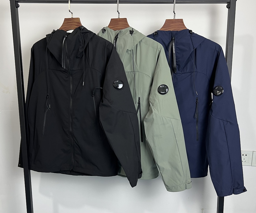 C.P. Company Pro-Tek Logo Plaque Hooded Jacket