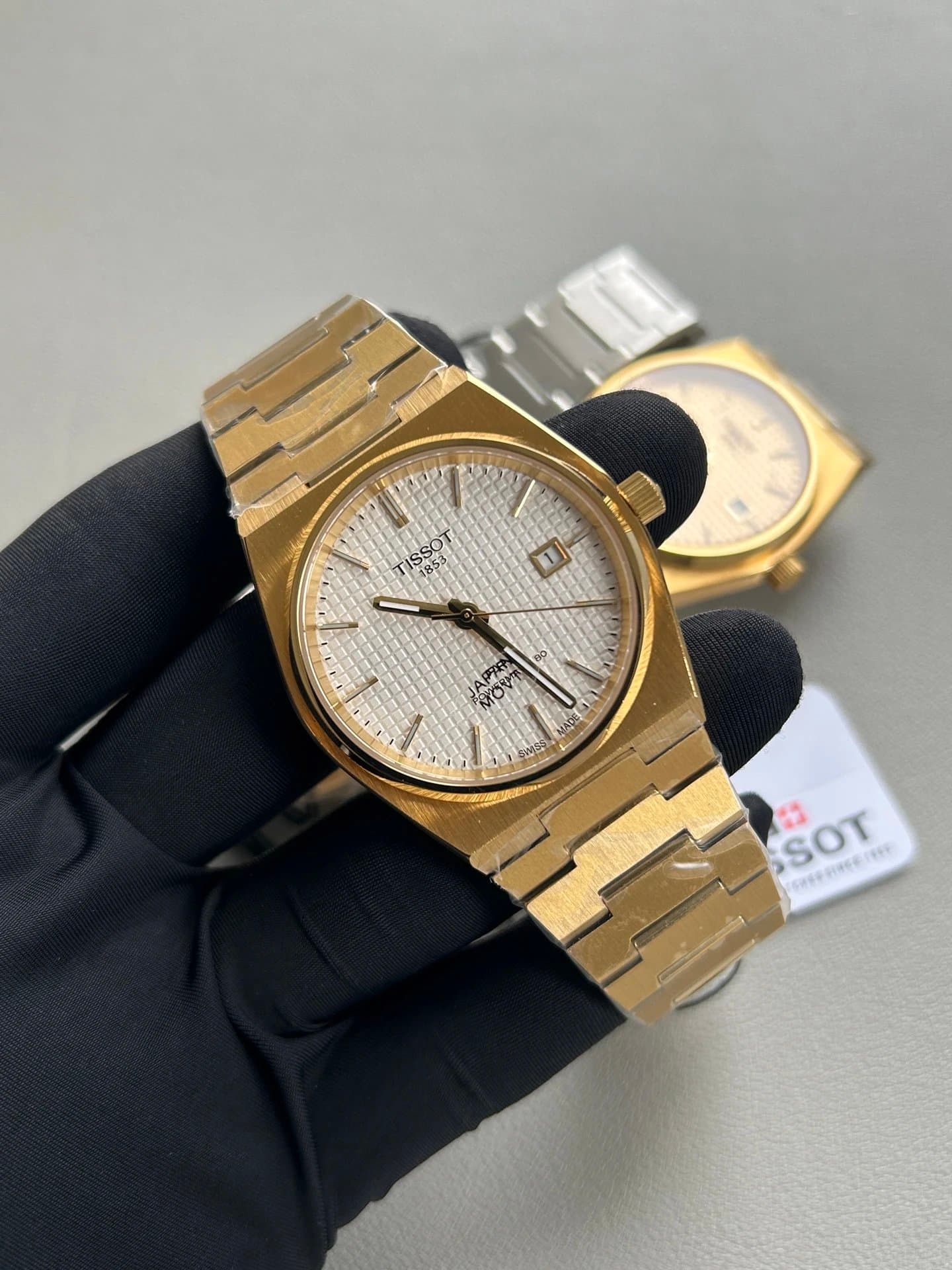 Gold Shell-White Steel Strip / Without full package