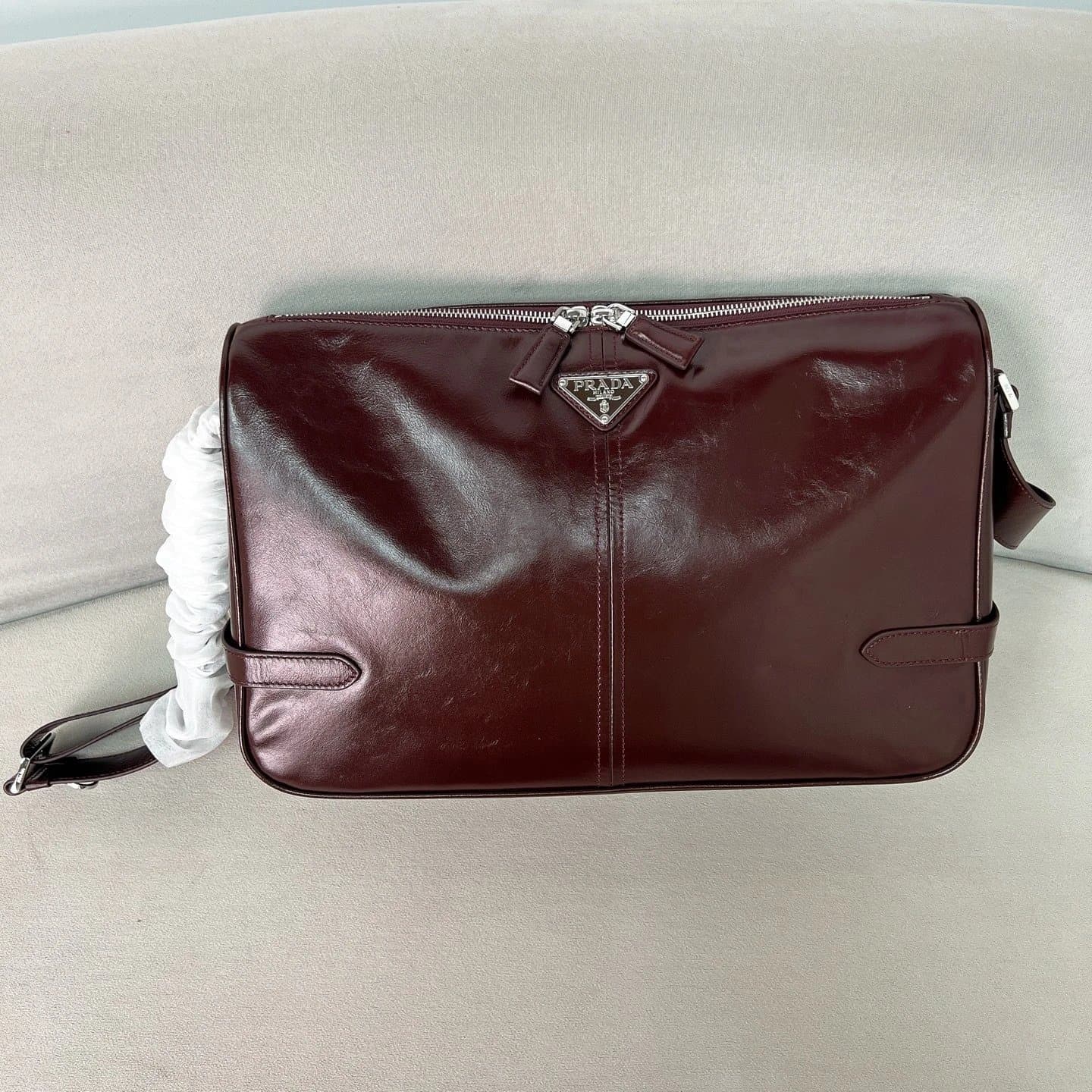 PRADA Leather Men's Shoulder Bag
