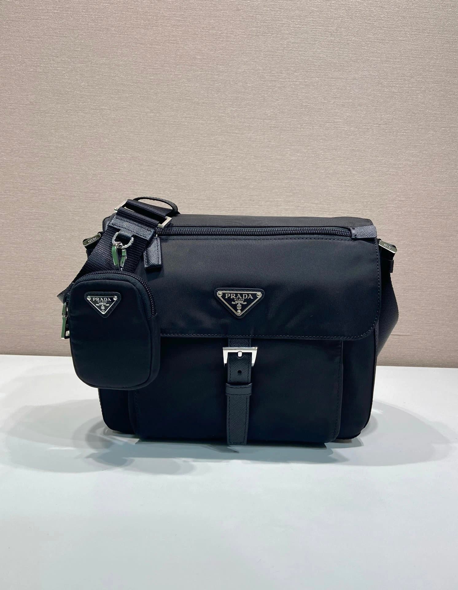 PRADA [1BD994] Men's Shoulder Bag
