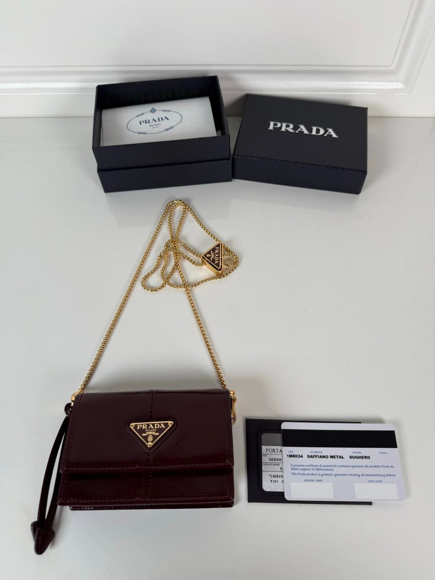 PRADA [1MR034] Women's Shoulder Messenger Bag