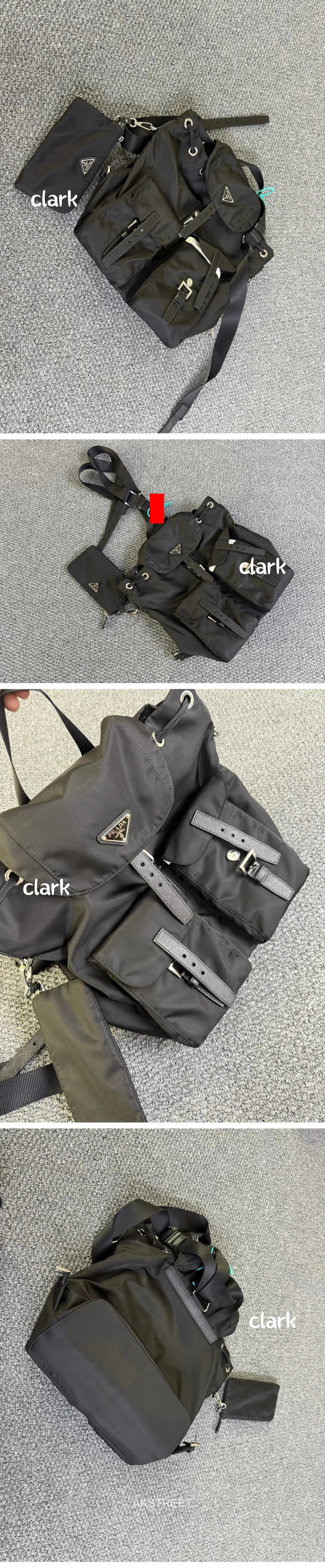 Prada Black Nylon Backpack