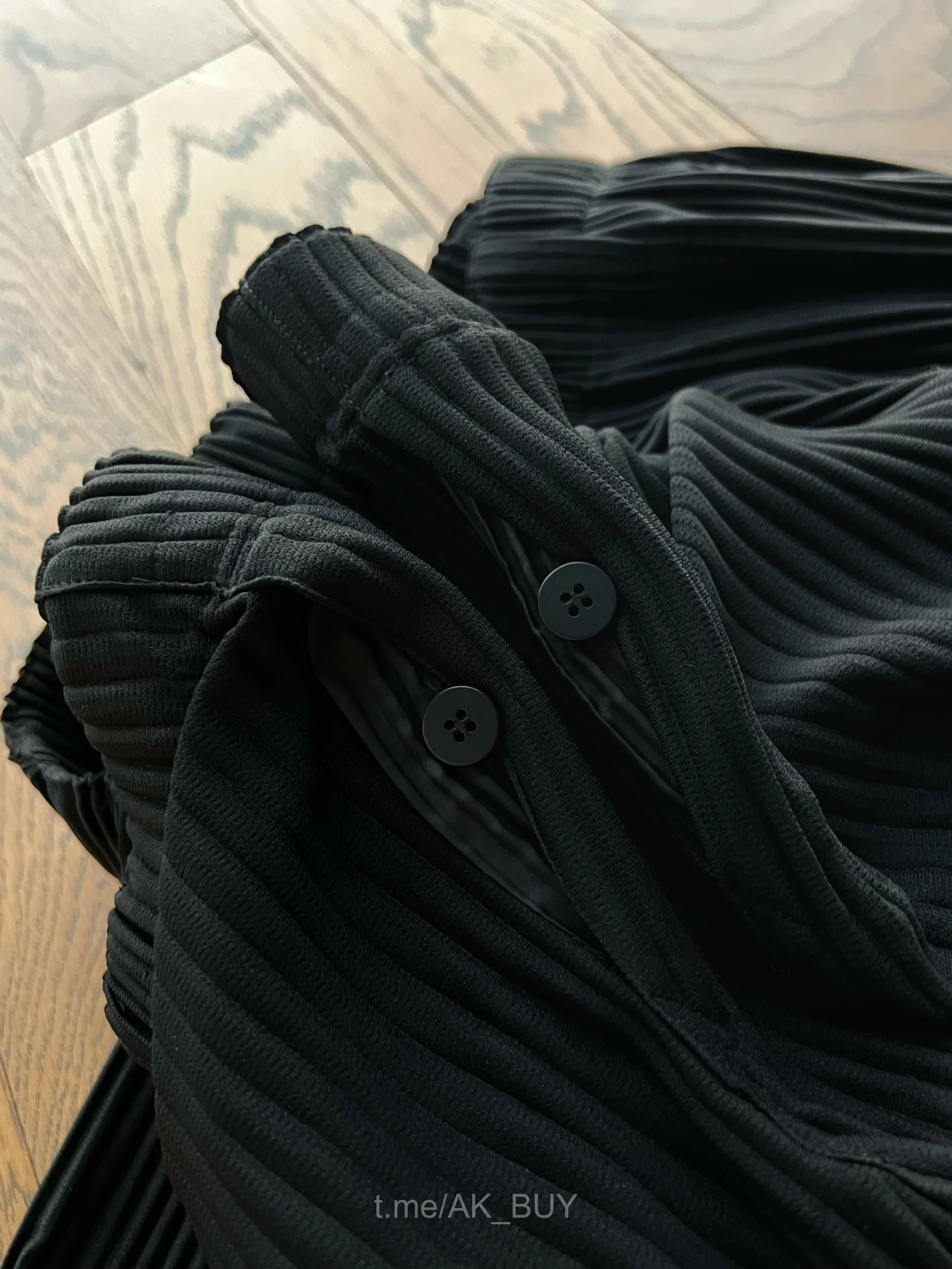 Issey Miyake Grey Pleated Trousers