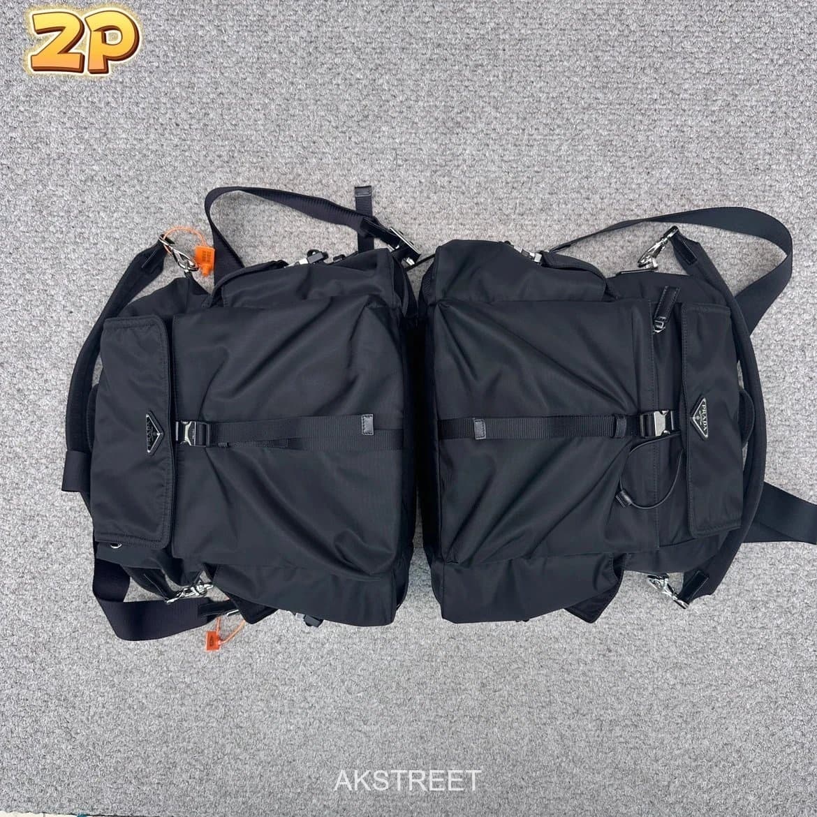 Prada Black Nylon Backpack