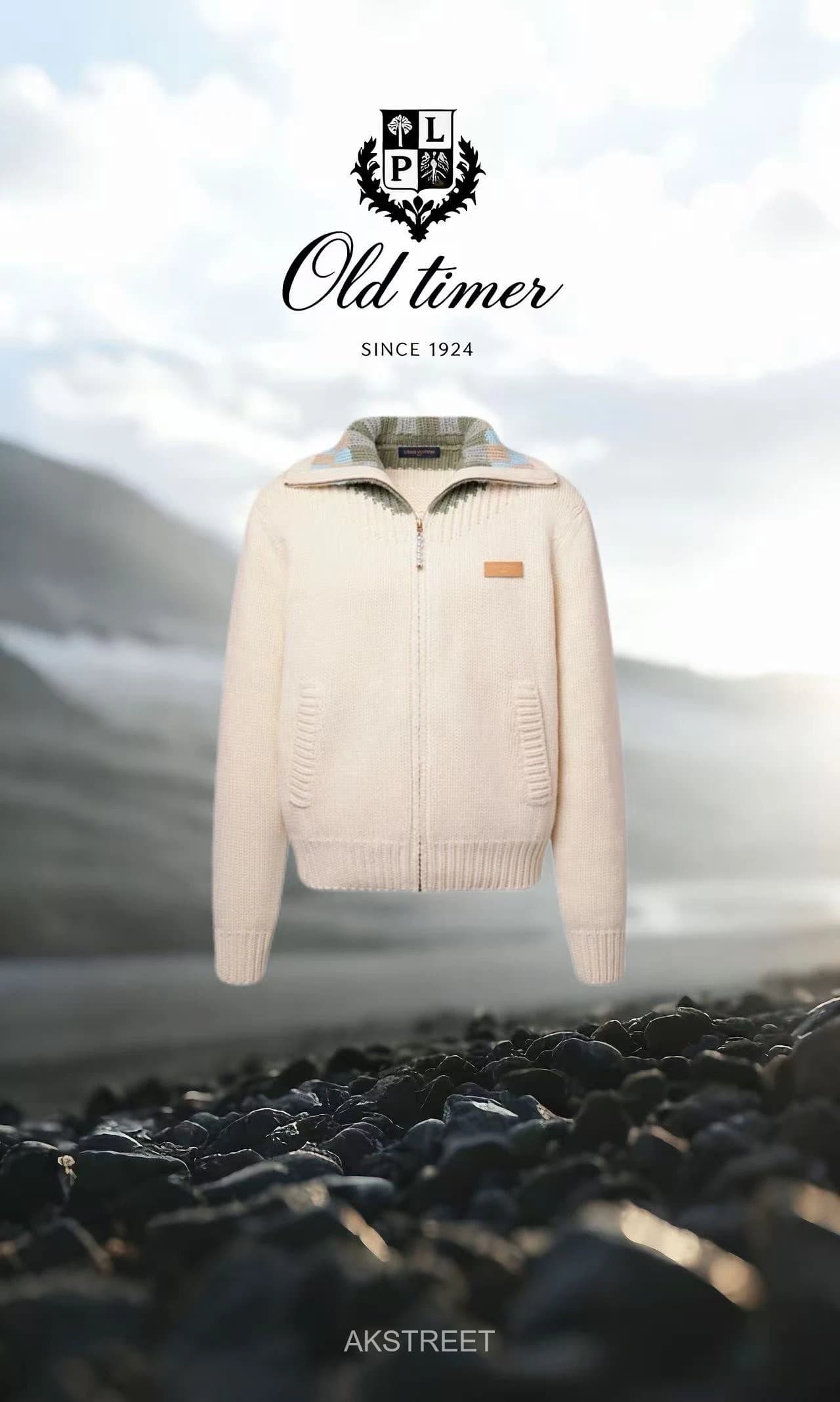 Louis Vuitton White Knitted Wool Cardigan
