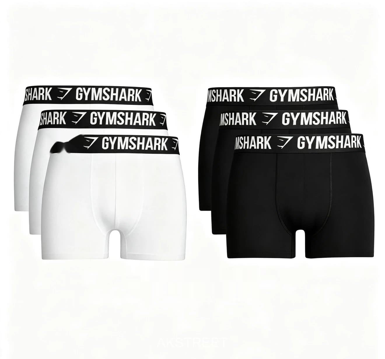 Gymshark Black And White Boxer Briefs
