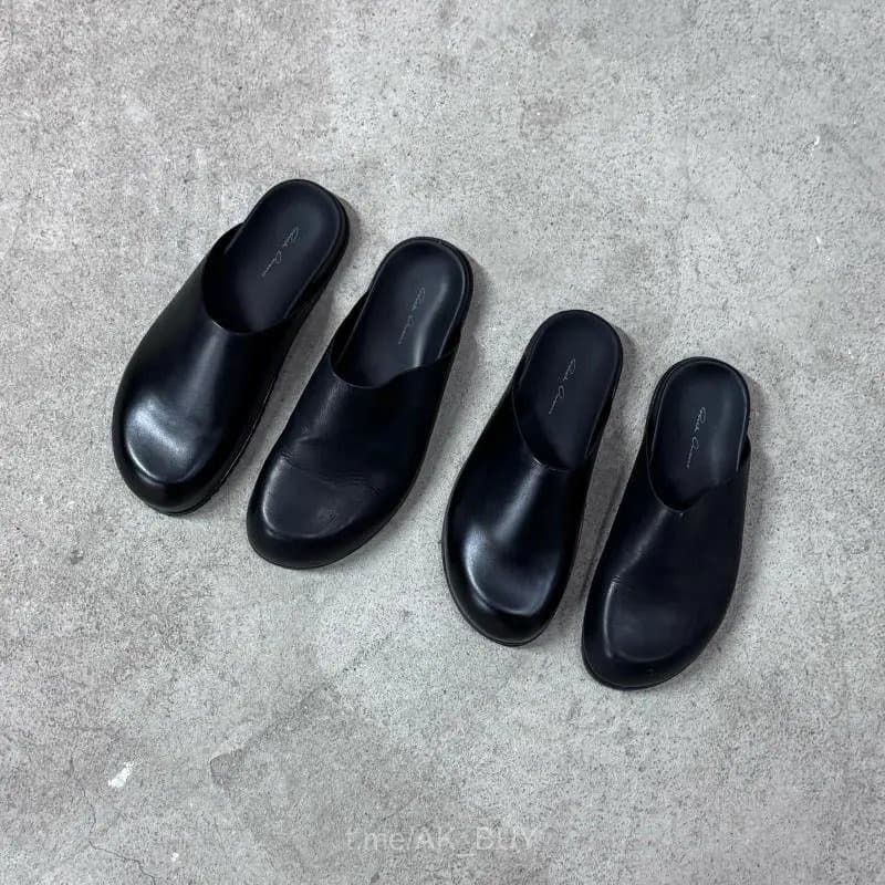 Rick Owens Leather Clogs