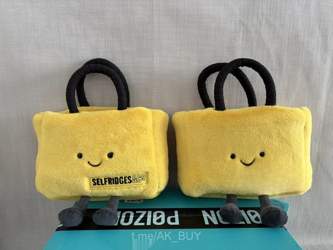 Selfridges Yellow Plush Toy