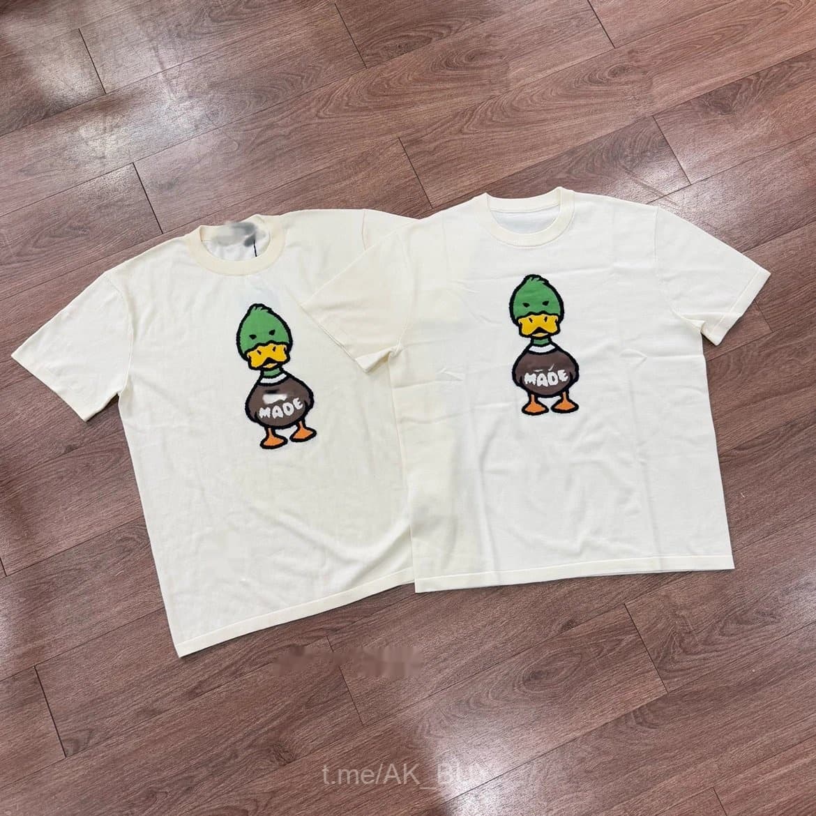 Human Made White Duck Graphic T Shirt