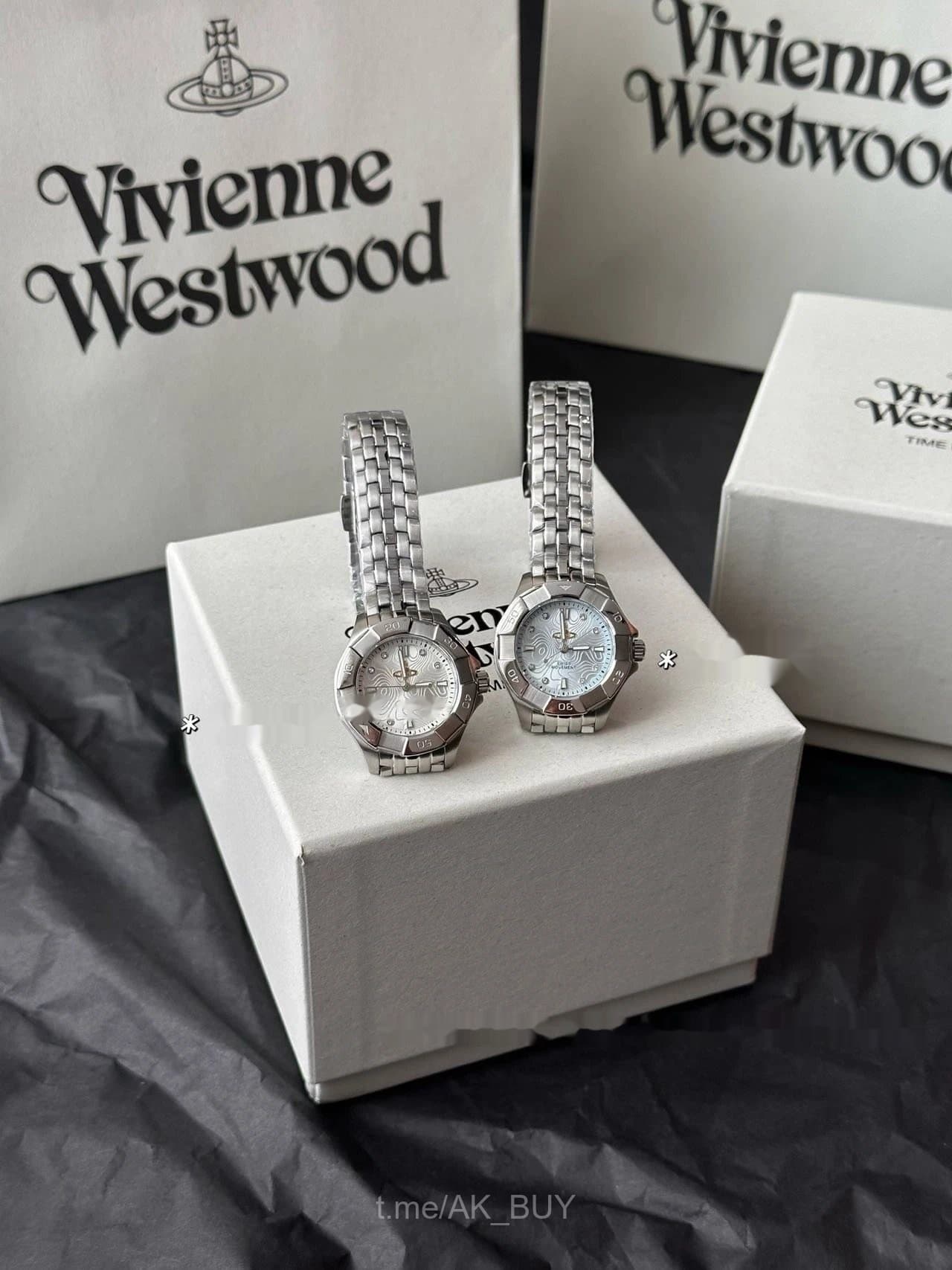 Vivienne Westwood Silver Stainless Steel Watch