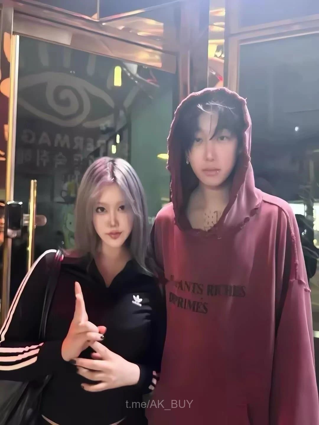 Denim Tears Maroon Cotton Hooded Sweatshirt