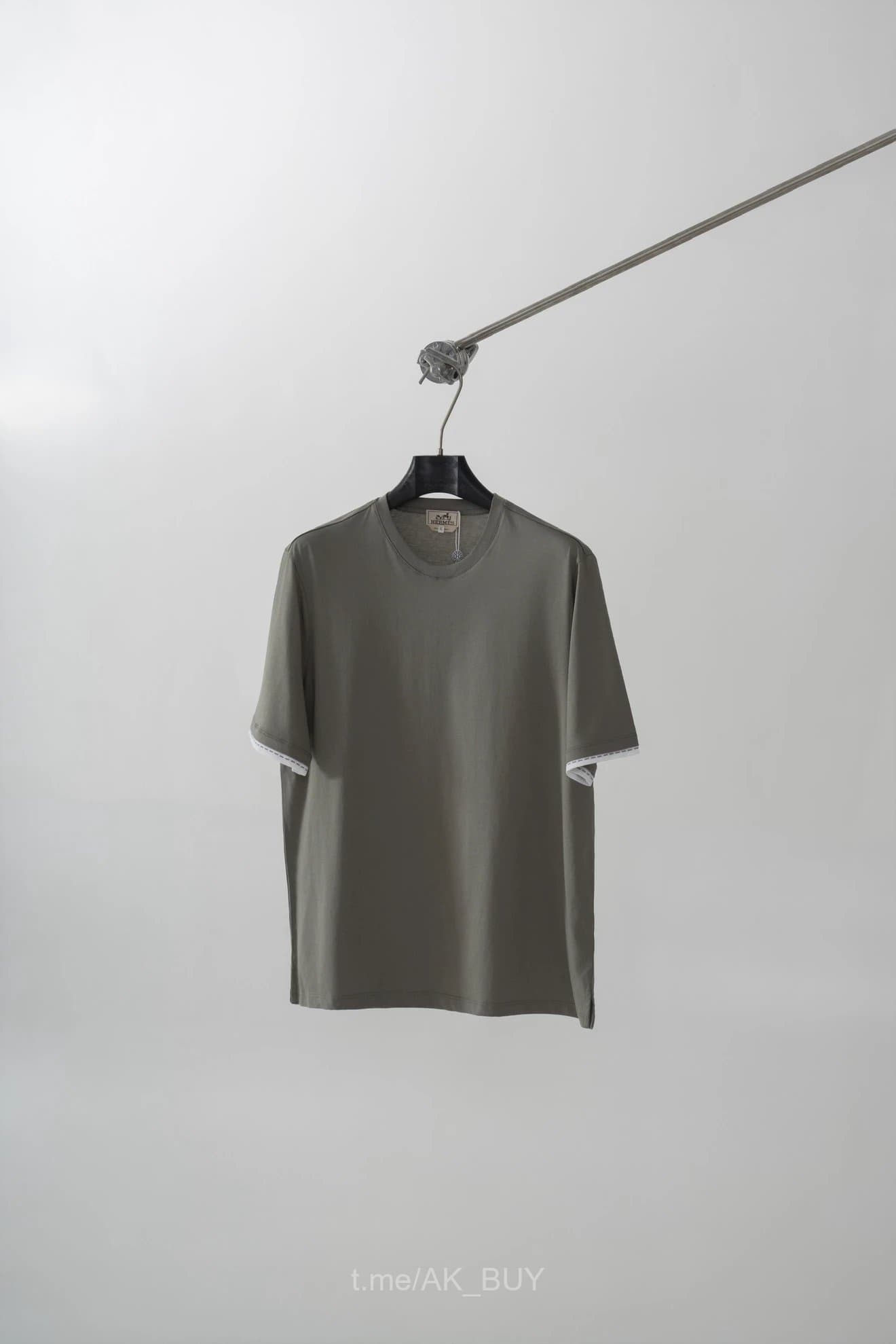 Hermes Olive Green Cotton T-Shirt