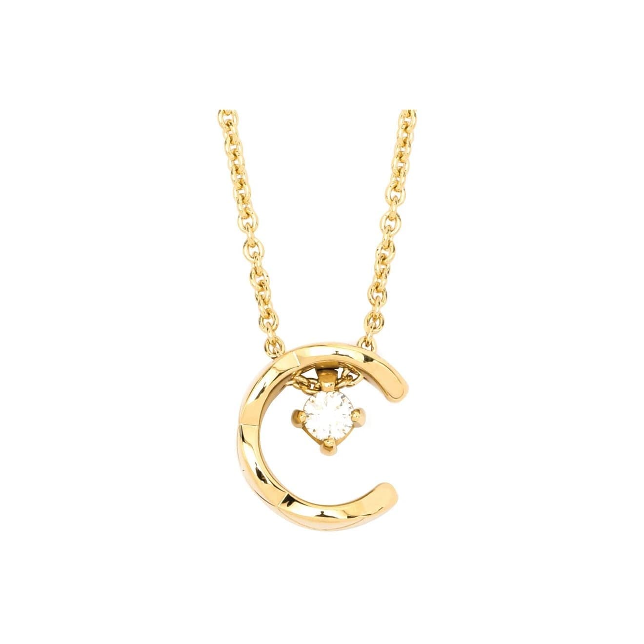 Cartier Yellow Gold Diamond Pendant Necklace
