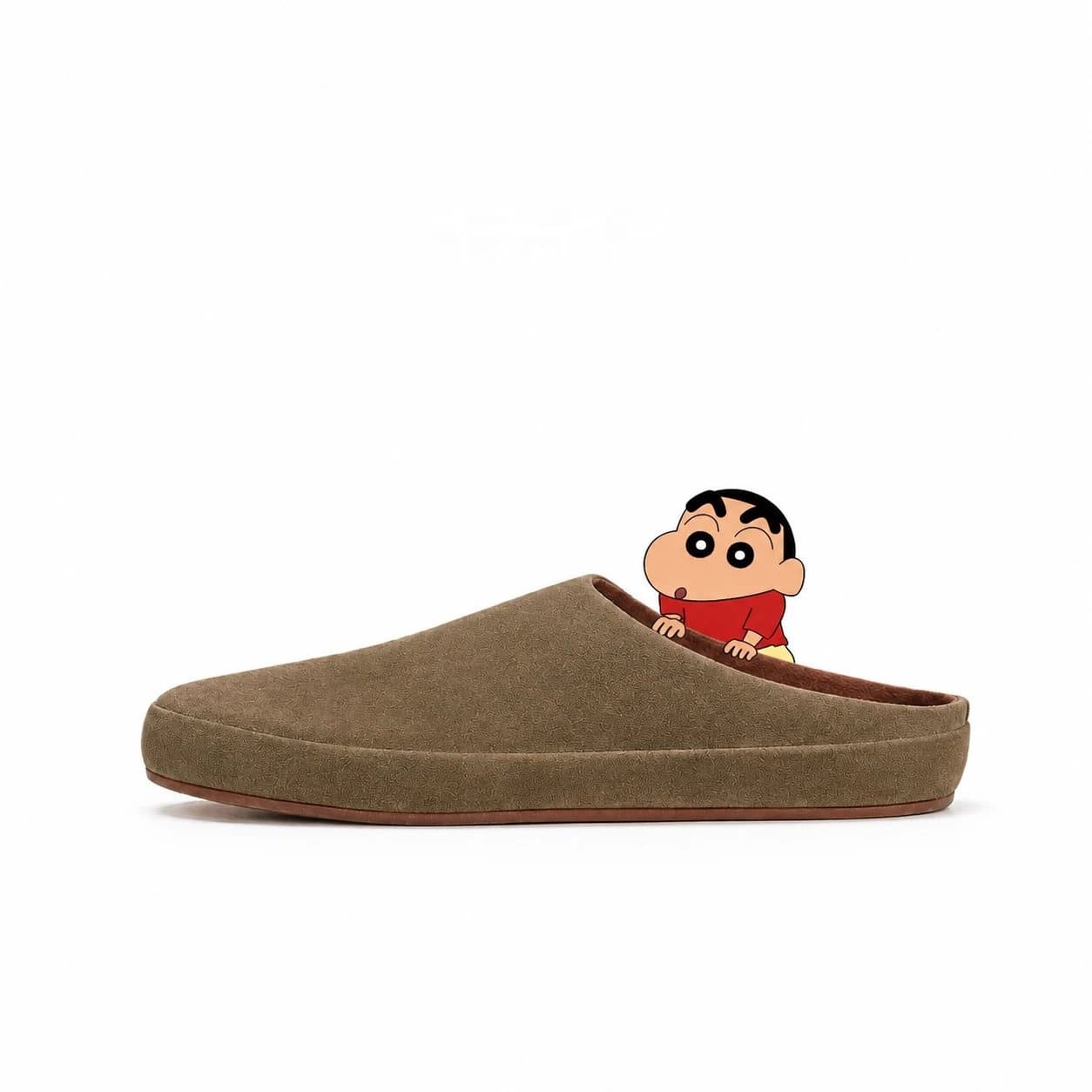 Birkenstock Brown Suede Slippers
