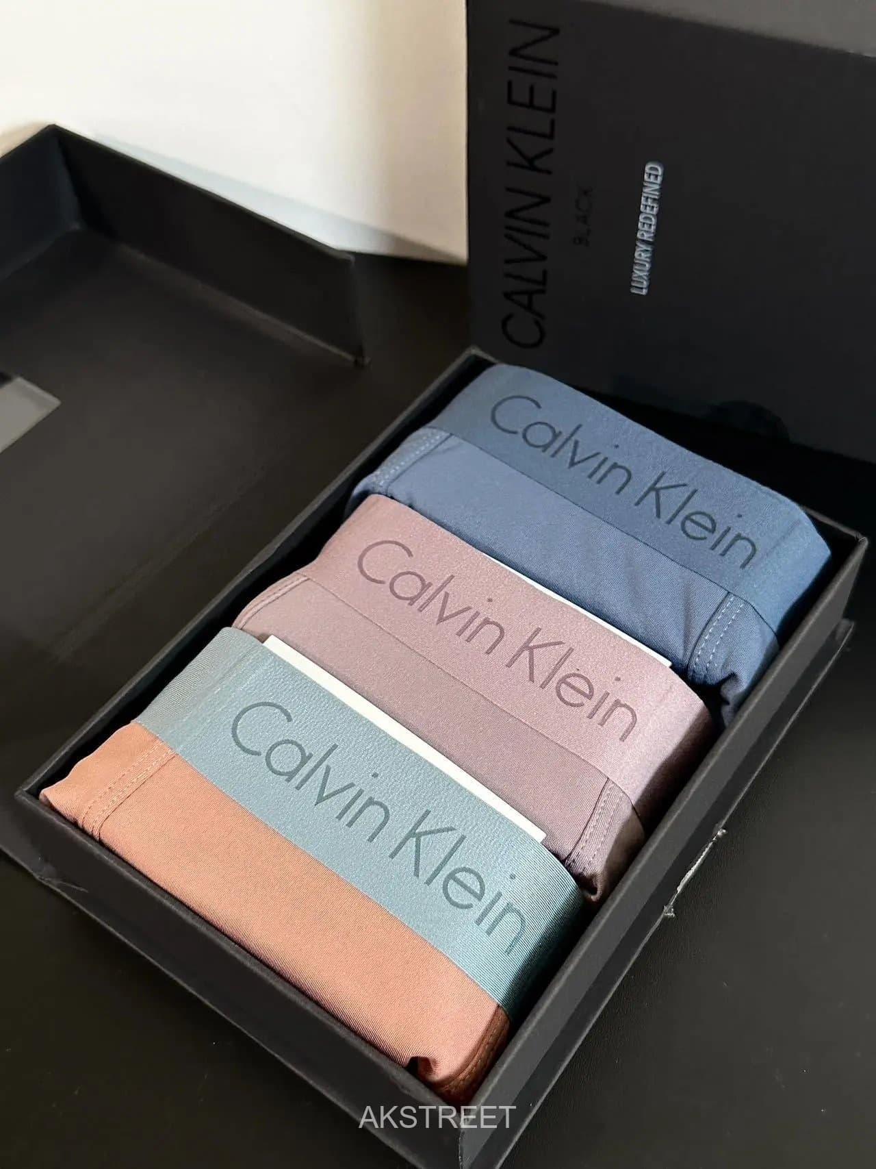 Calvin Klein Multi Coloured Cotton Trunks Box Set