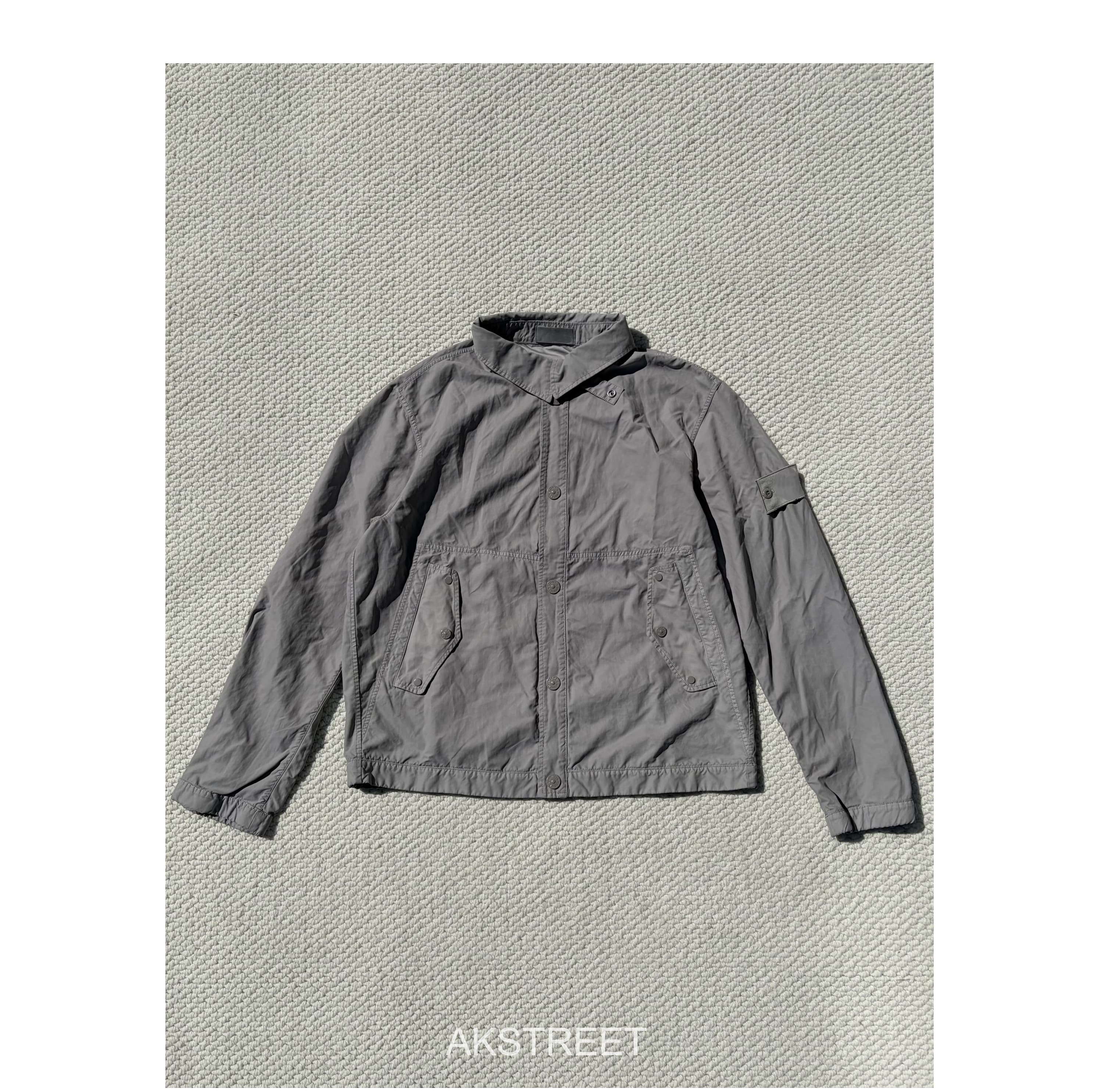 Stone Island Navy Cotton David Jacket