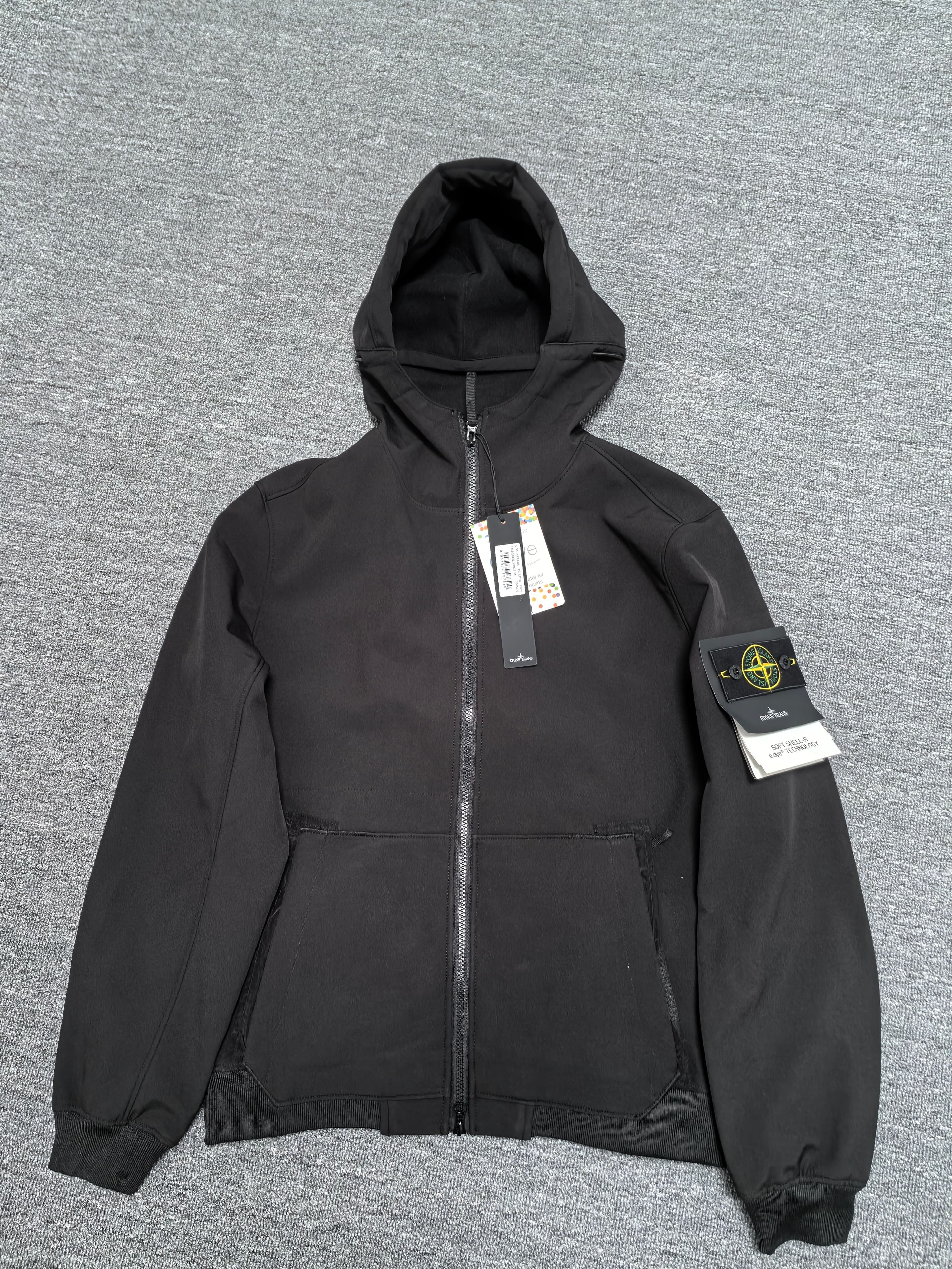 Stone Island Soft Shell Hooded Jacket