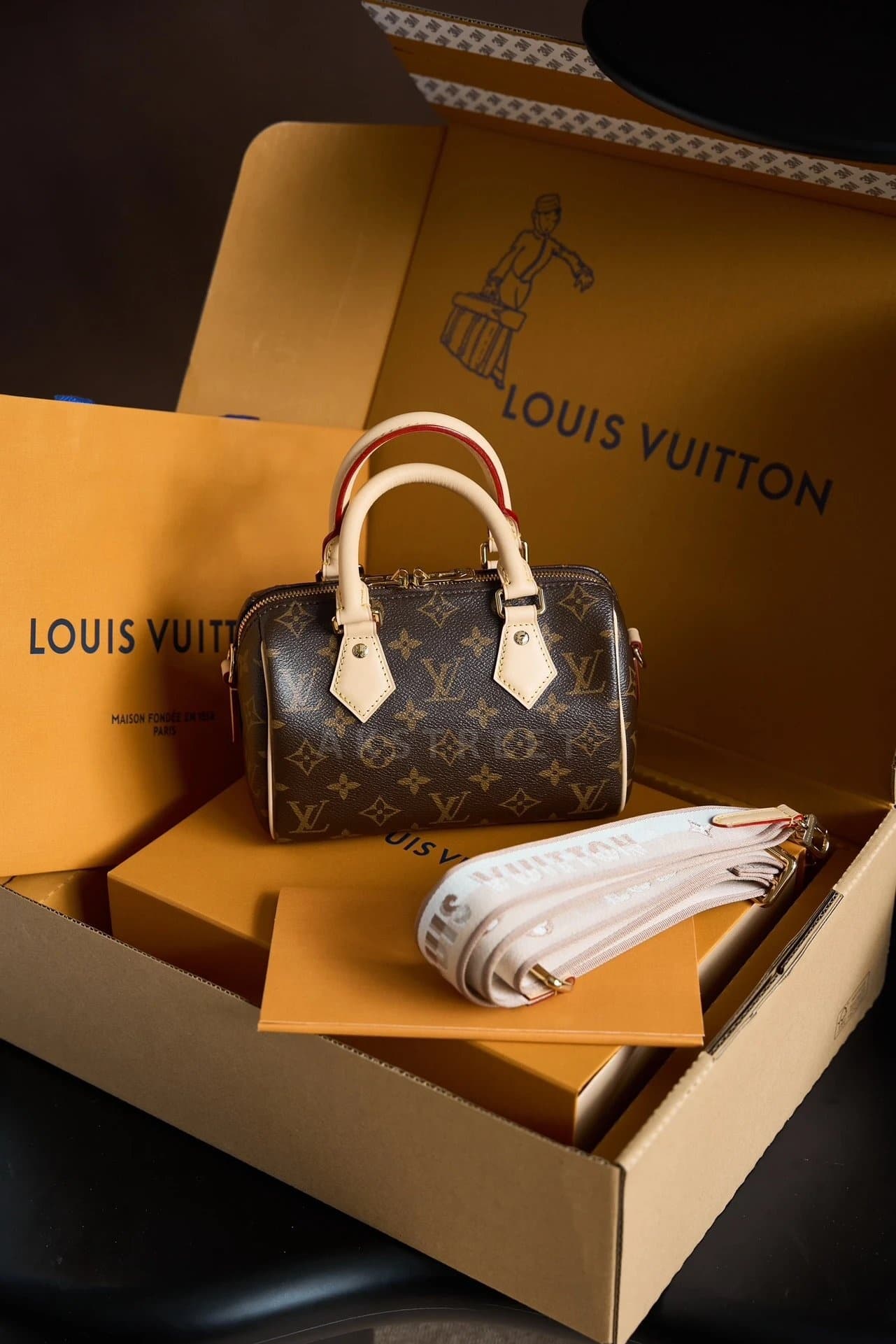 LV Louis Vuitton Classic Damier Canvas Detachable…