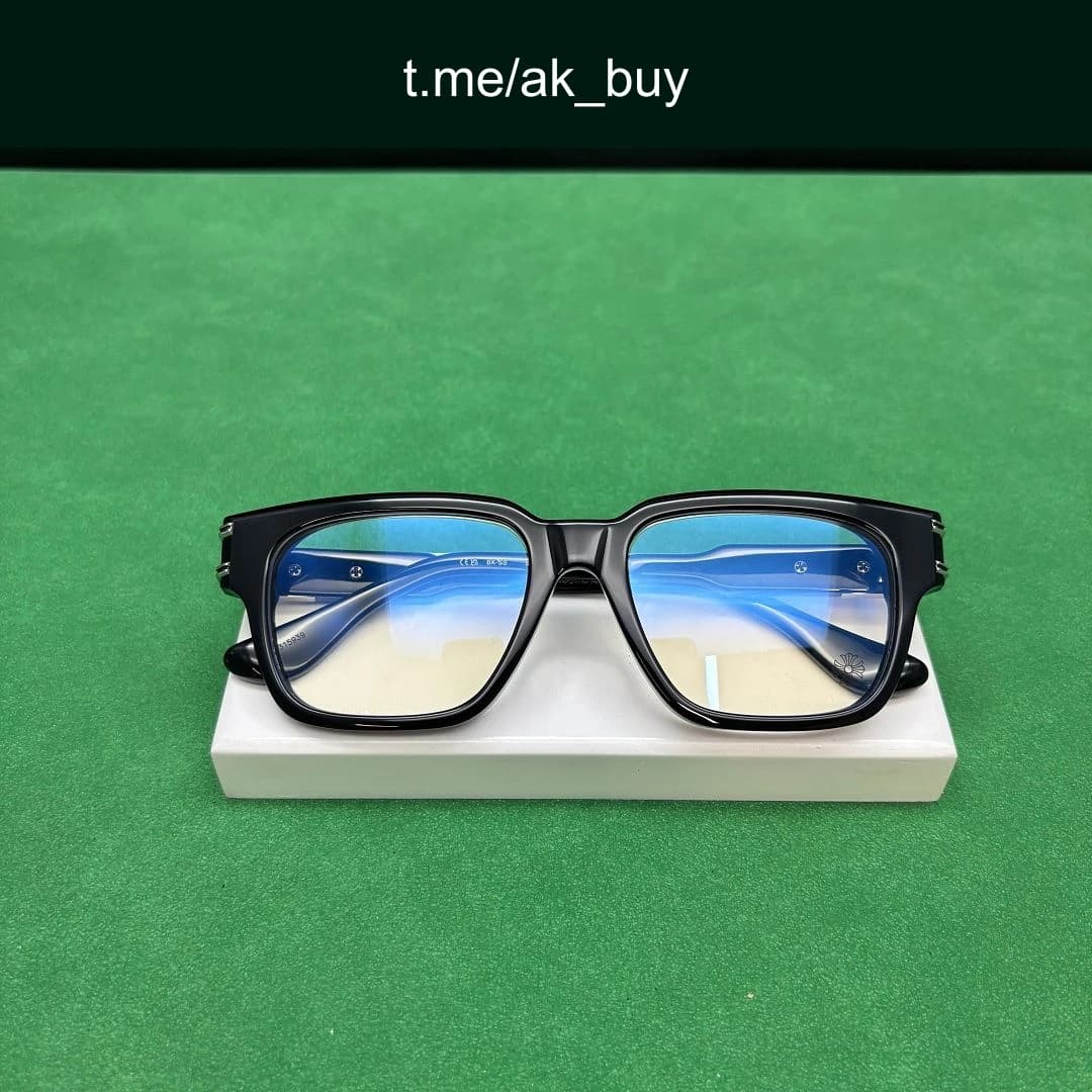 Chrome Hearts Black Bulge Glasses