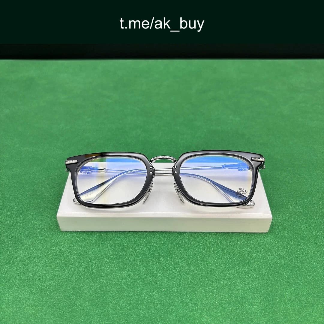 Chrome Hearts Black Snat Eyeglasses