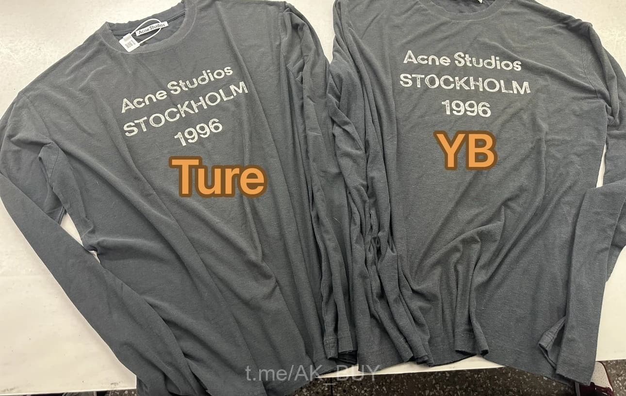 Acne Studios Black Cotton T-Shirt
