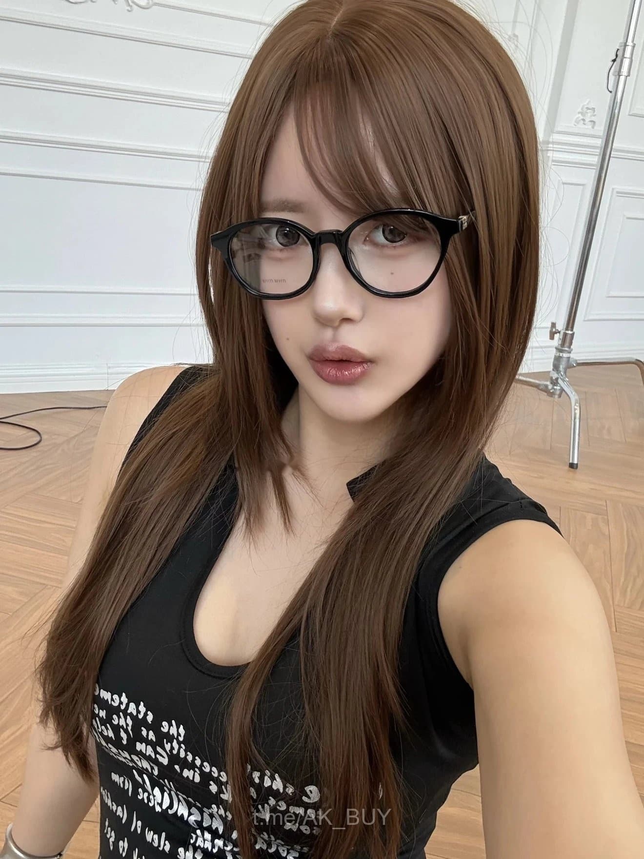Miu Miu Black Plastic Glasses