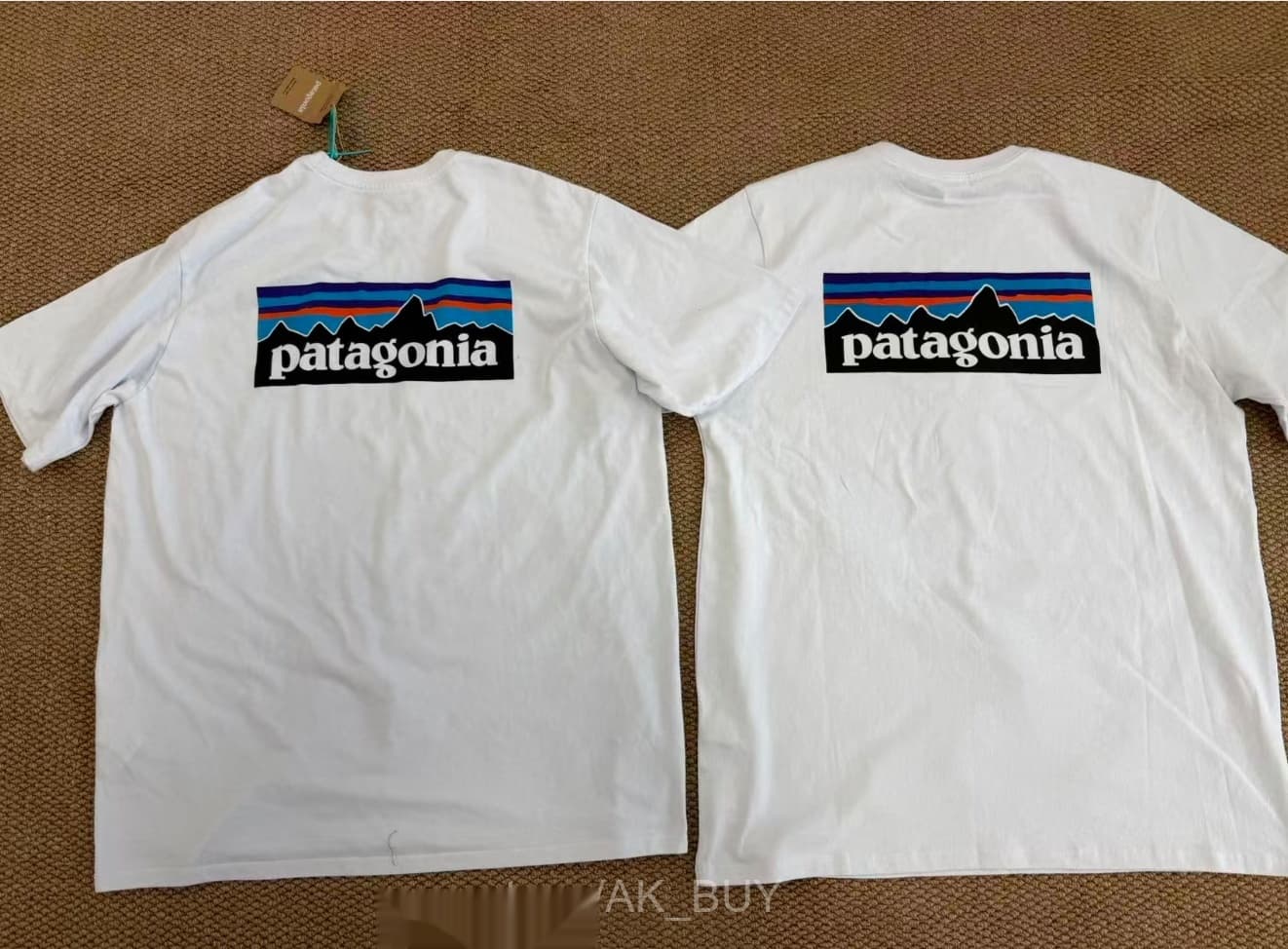Patagonia White Cotton Logo T-Shirt