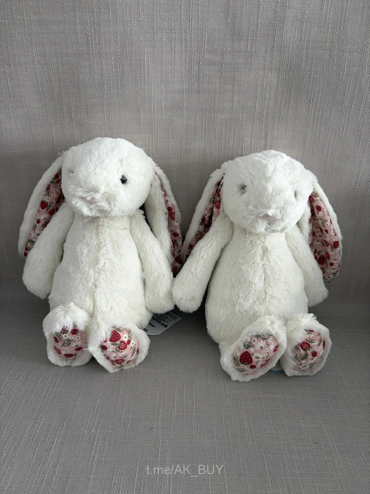 Jellycat Cream And Pink Floral Plush Toy