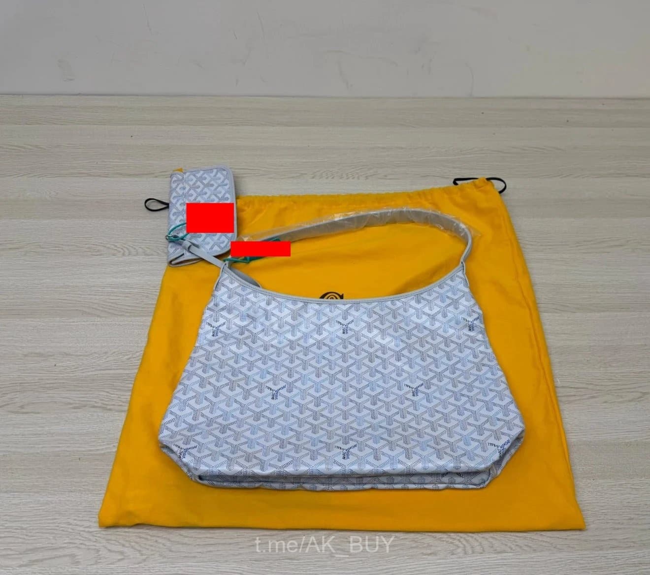 Goyard Grey Coated Canvas Handbag