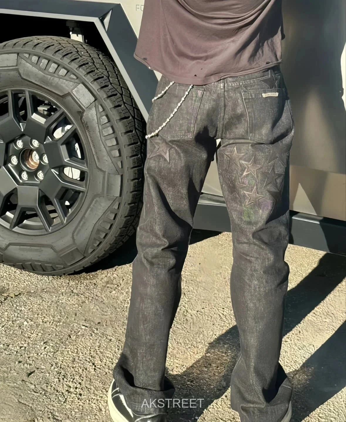 Chrome Hearts Black Star Denim Jeans