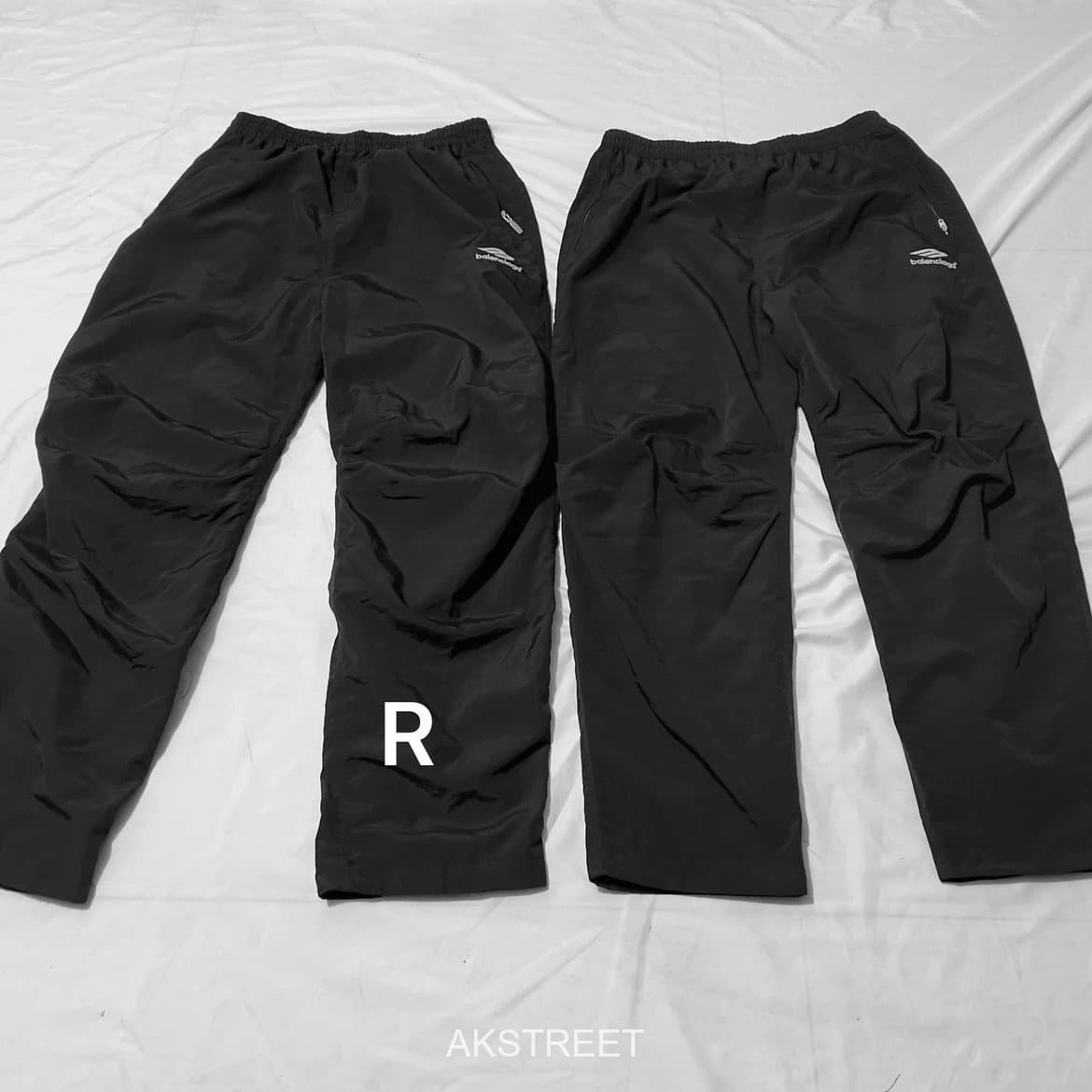 Balenciaga Black Nylon Track Pants