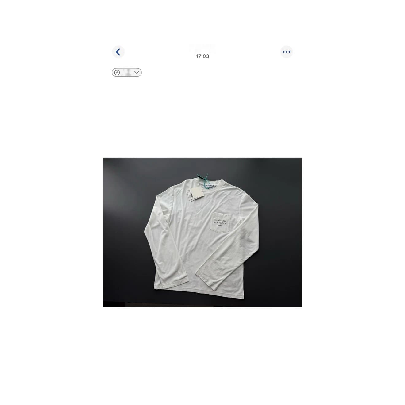 Acne Studios Long sleeve shirt