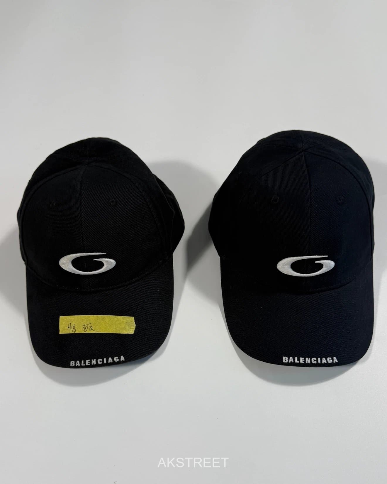 Balenciaga Black Cotton Baseball Cap