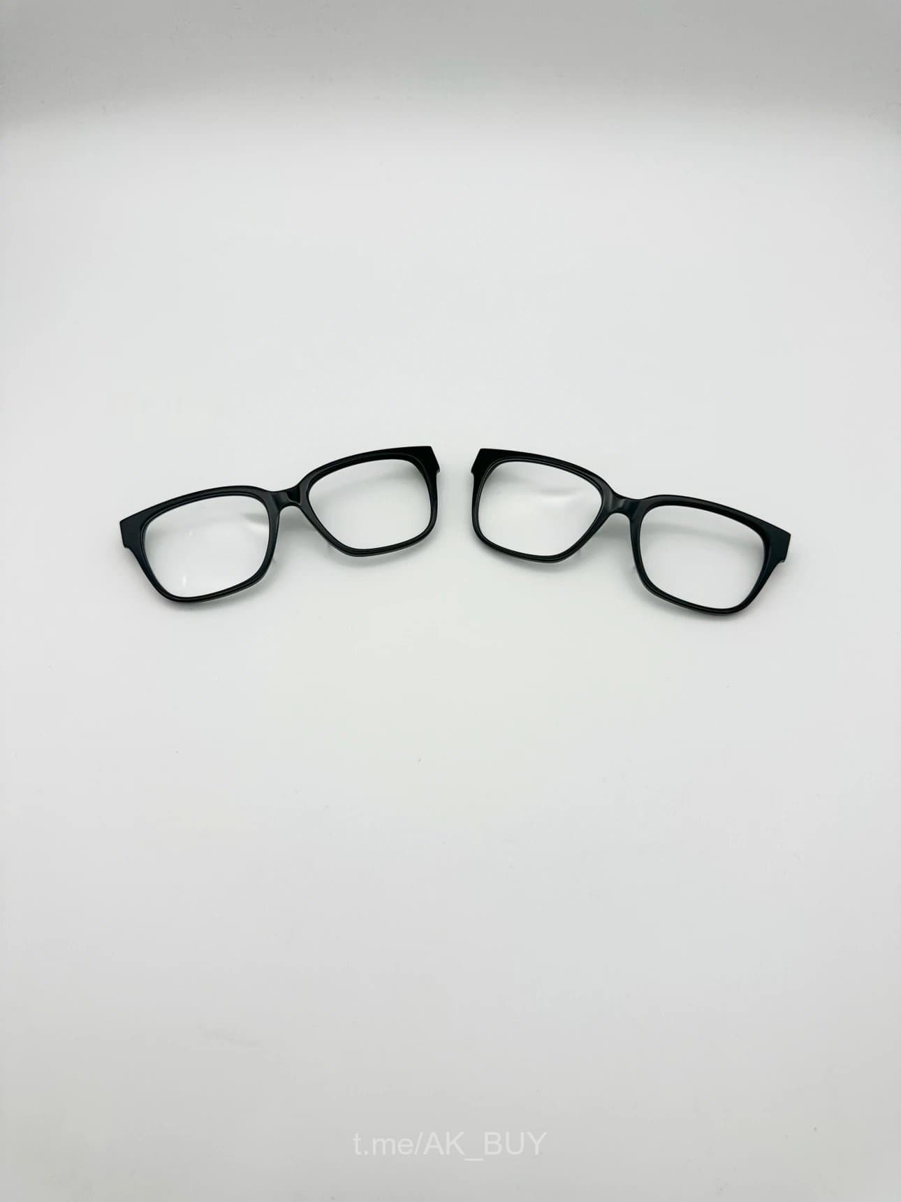 Black Plastic Eyeglasses Frame