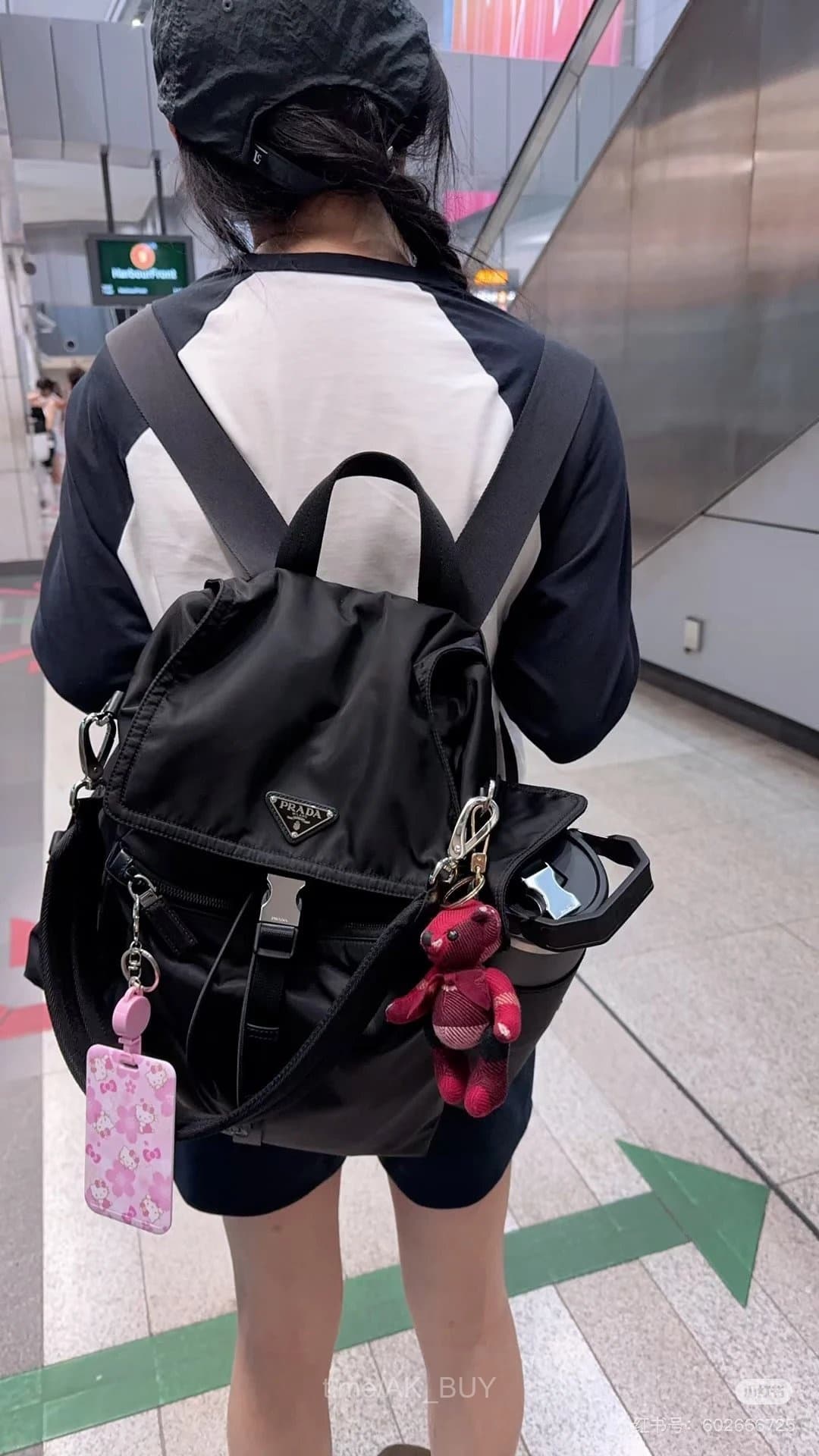 Prada Black Nylon Backpack