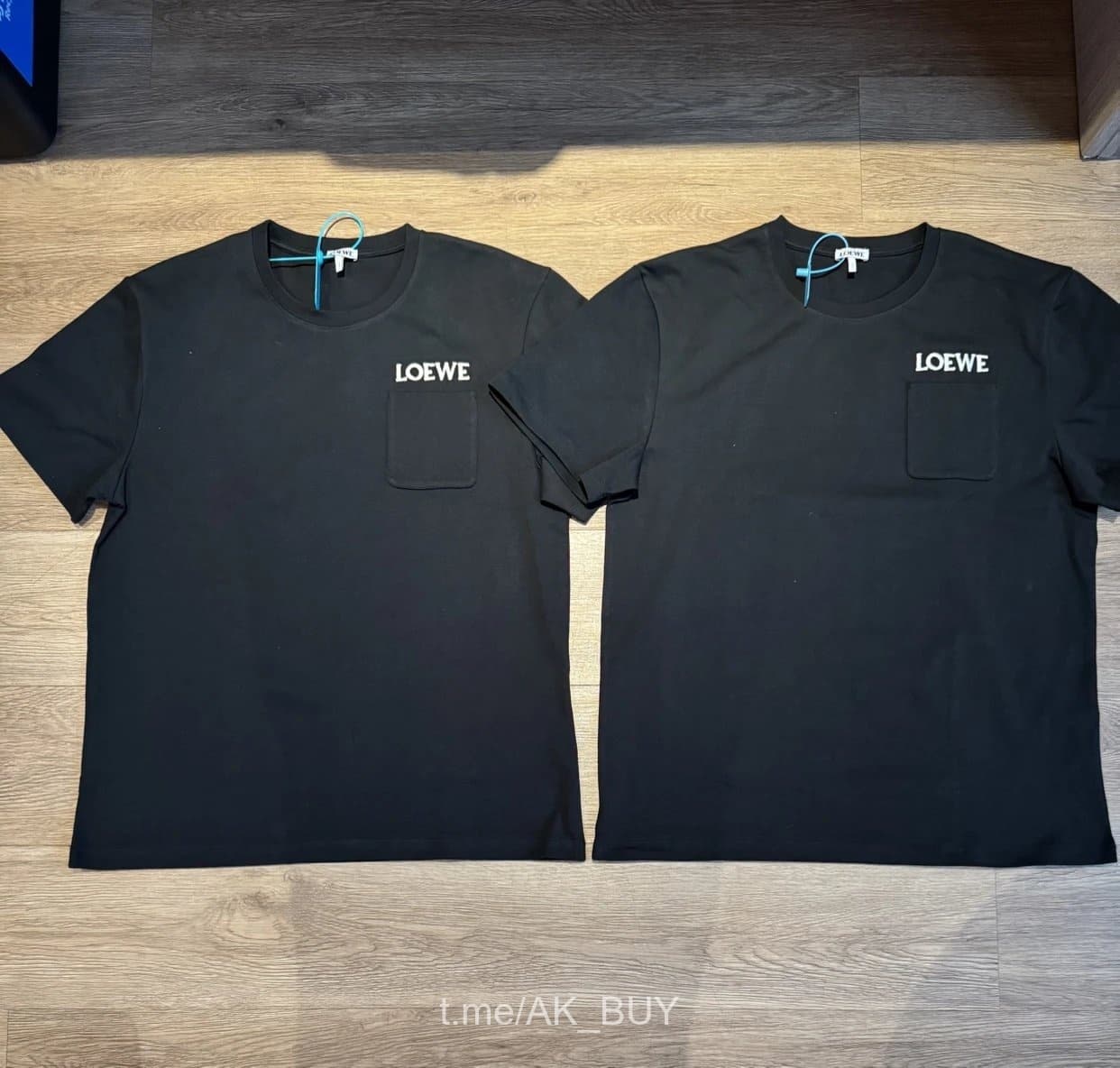Loewe Black Cotton Pocket T-Shirt
