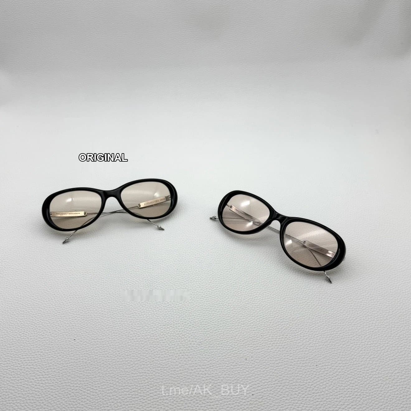 Maison Margiela Black Metal Sunglasses
