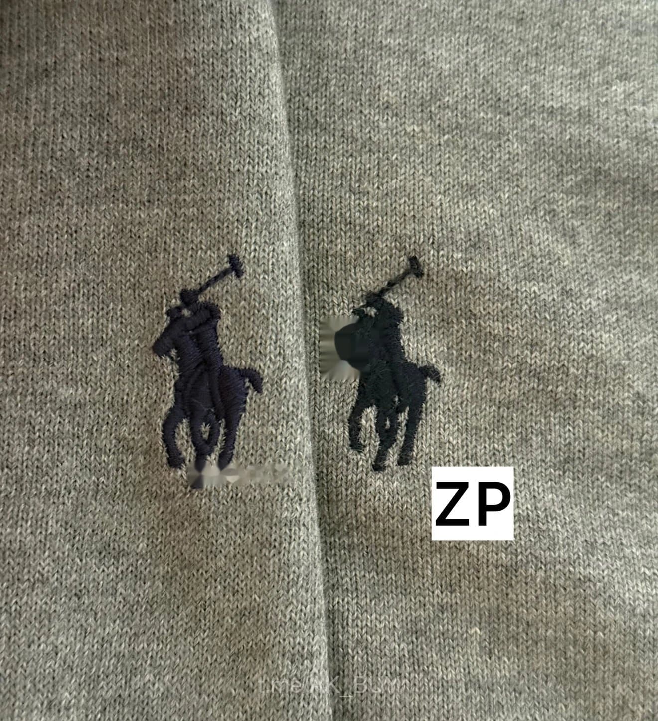 Ralph Lauren Grey Knit Cotton Sweater