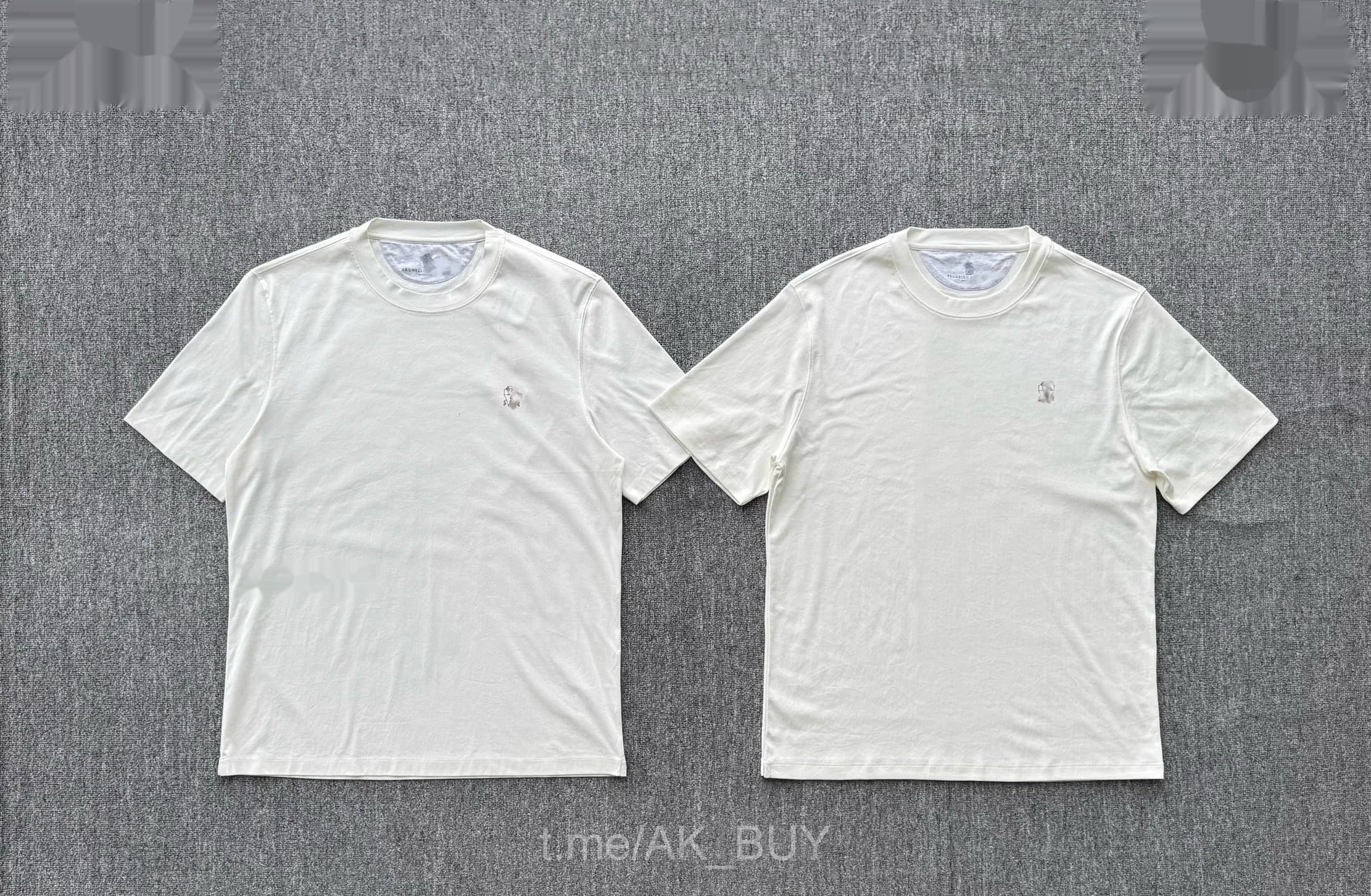 Brunello Cucinelli White Cotton T Shirt