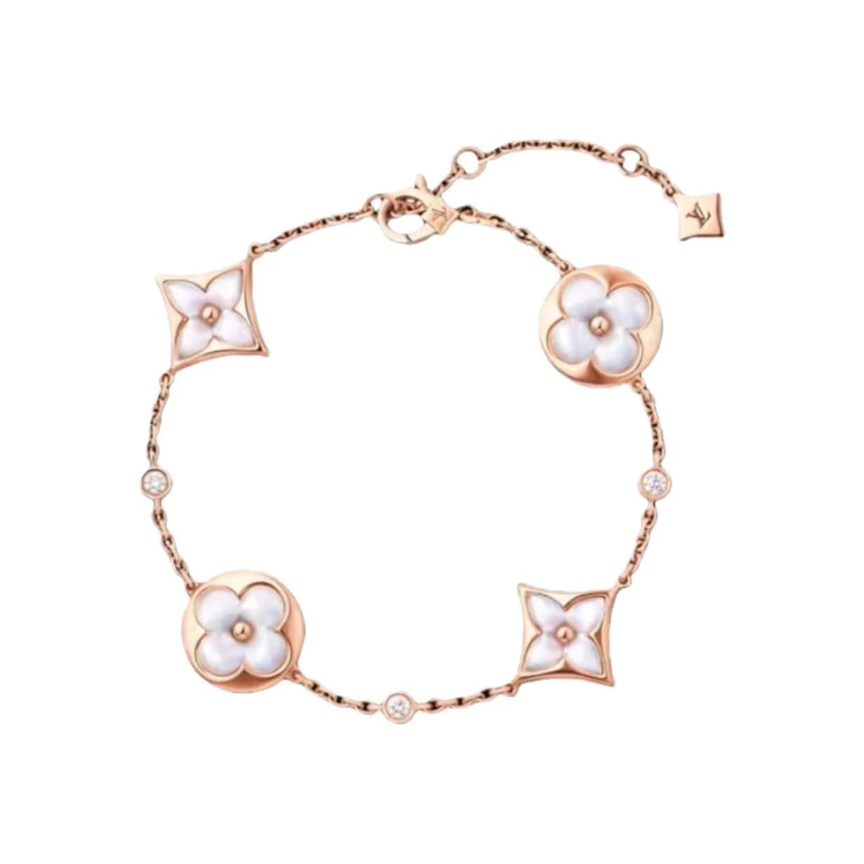 Louis Vuitton Rose Gold Mother Of Pearl Bracelet