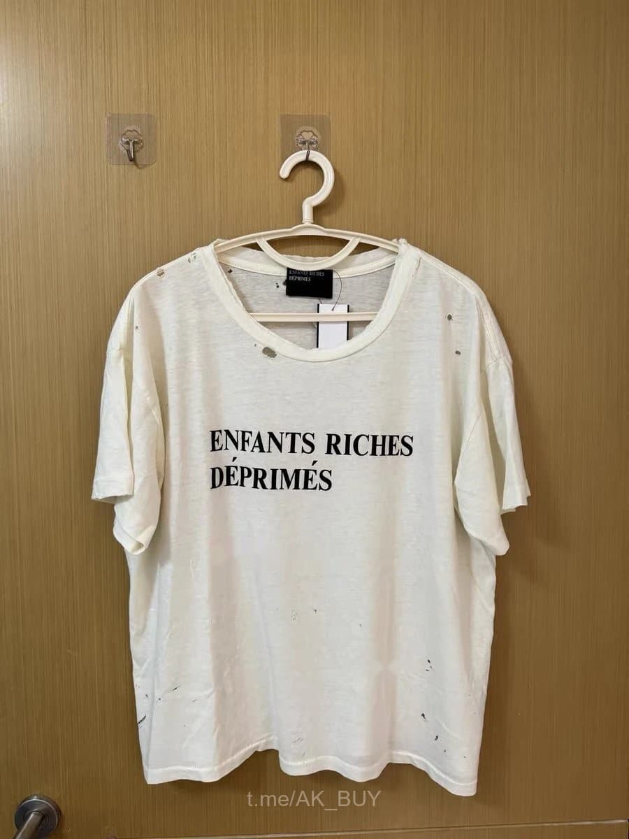 Enfants Riches Deprimes White Cotton T-Shirt
