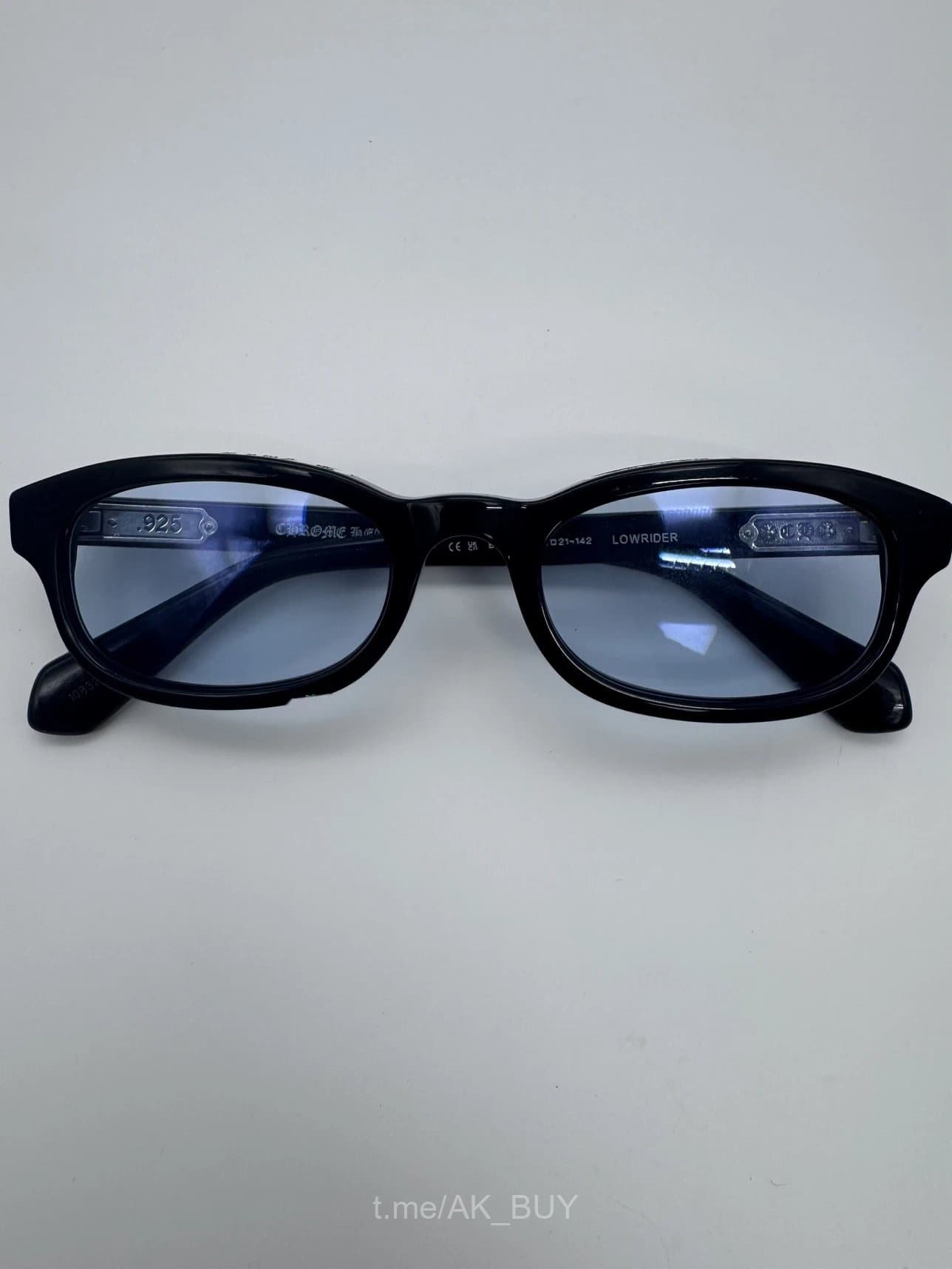 Chrome Hearts Black Acetate Sunglasses