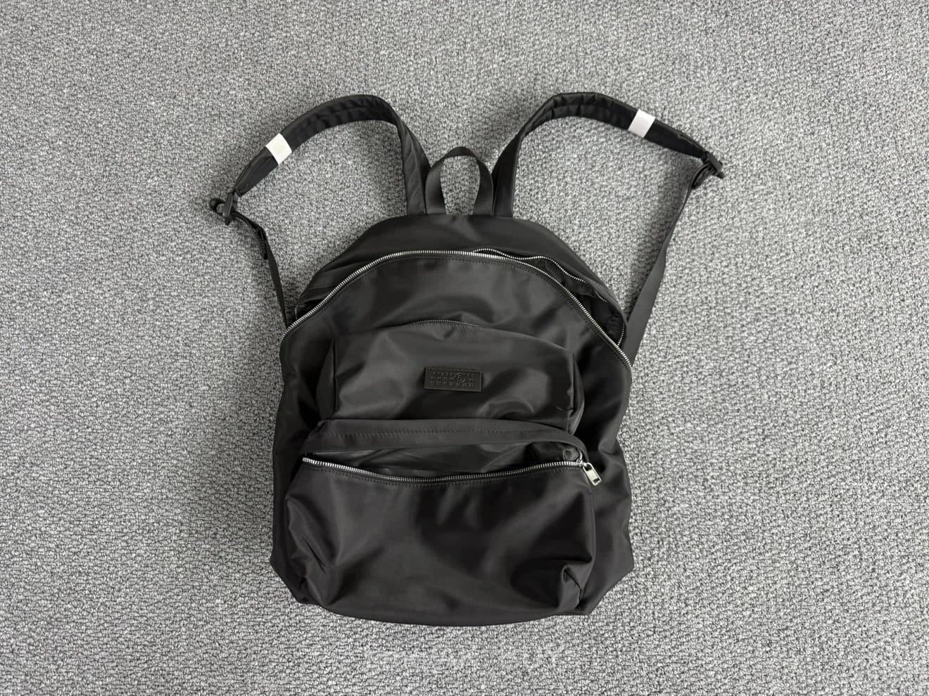 Maison Margiela Black Nylon Pocket Backpack
