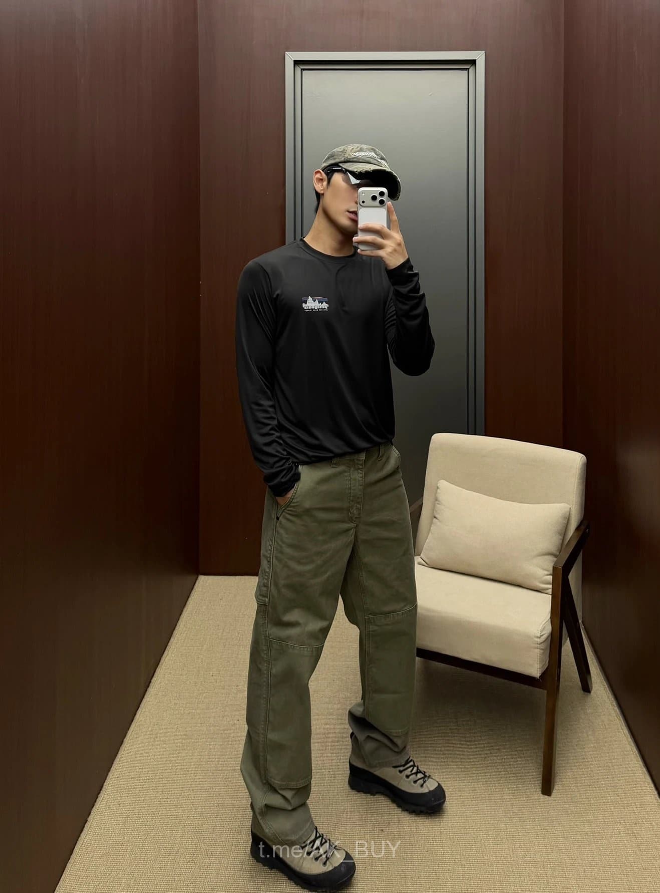 Patagonia Green Cotton Canvas Pants