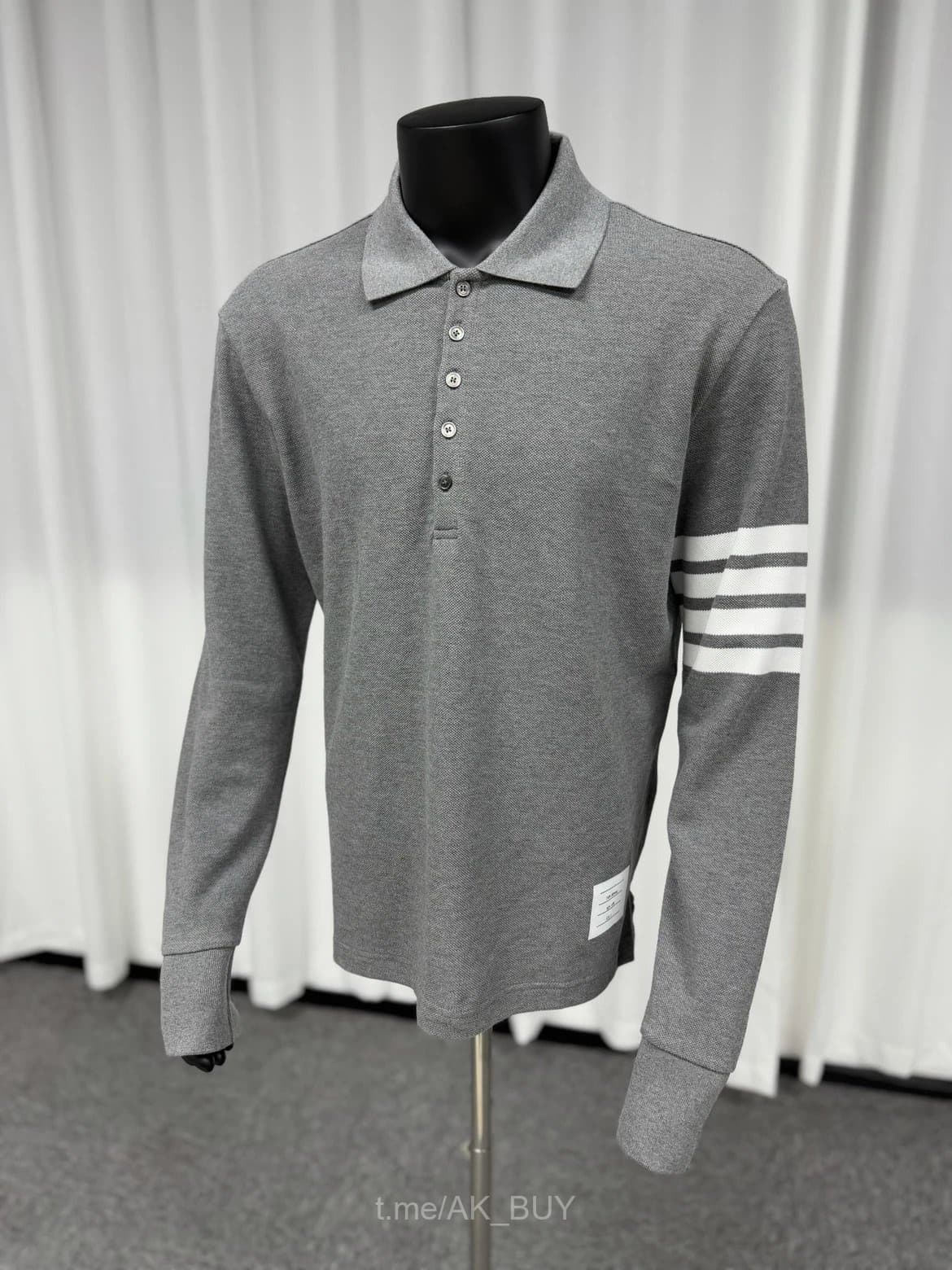 Thom Browne Long Sleeve Polo