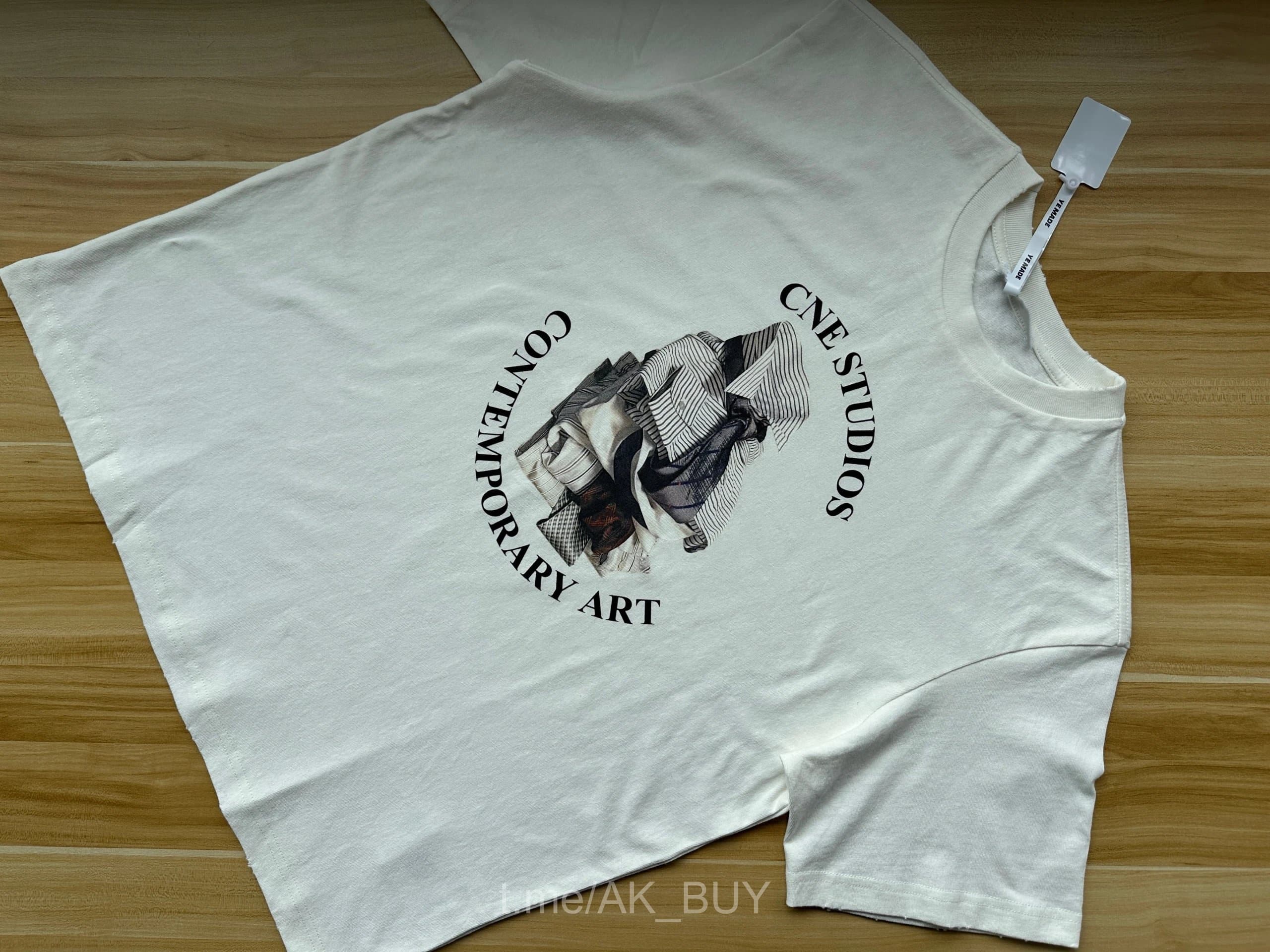 Acne Studios White Graphic Cotton T-Shirt