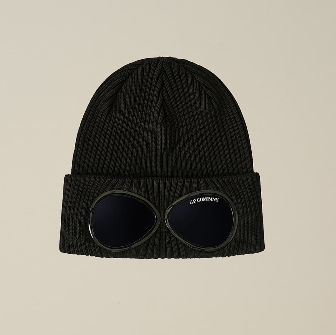 C.P. Company Cotton Goggle Beanie