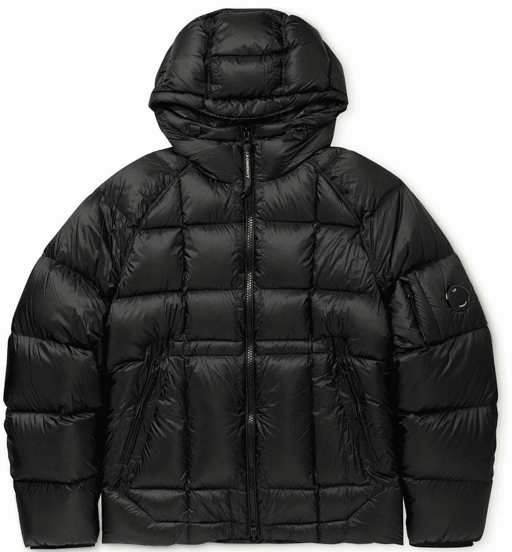 C.P. Company Padded Quilted Ripstop Hooded Down Jacket